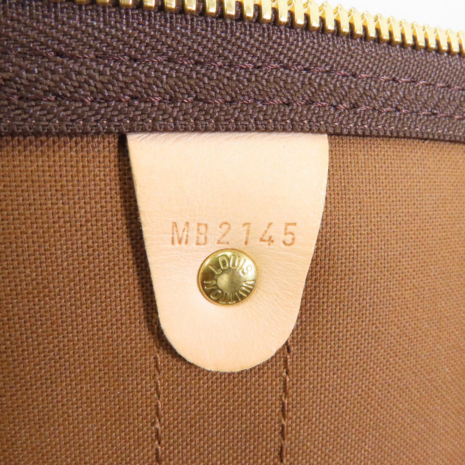 LOUIS VUITTON Monogram Keepall 50 Bandouliere金扣手挽肩背兩用袋棕色