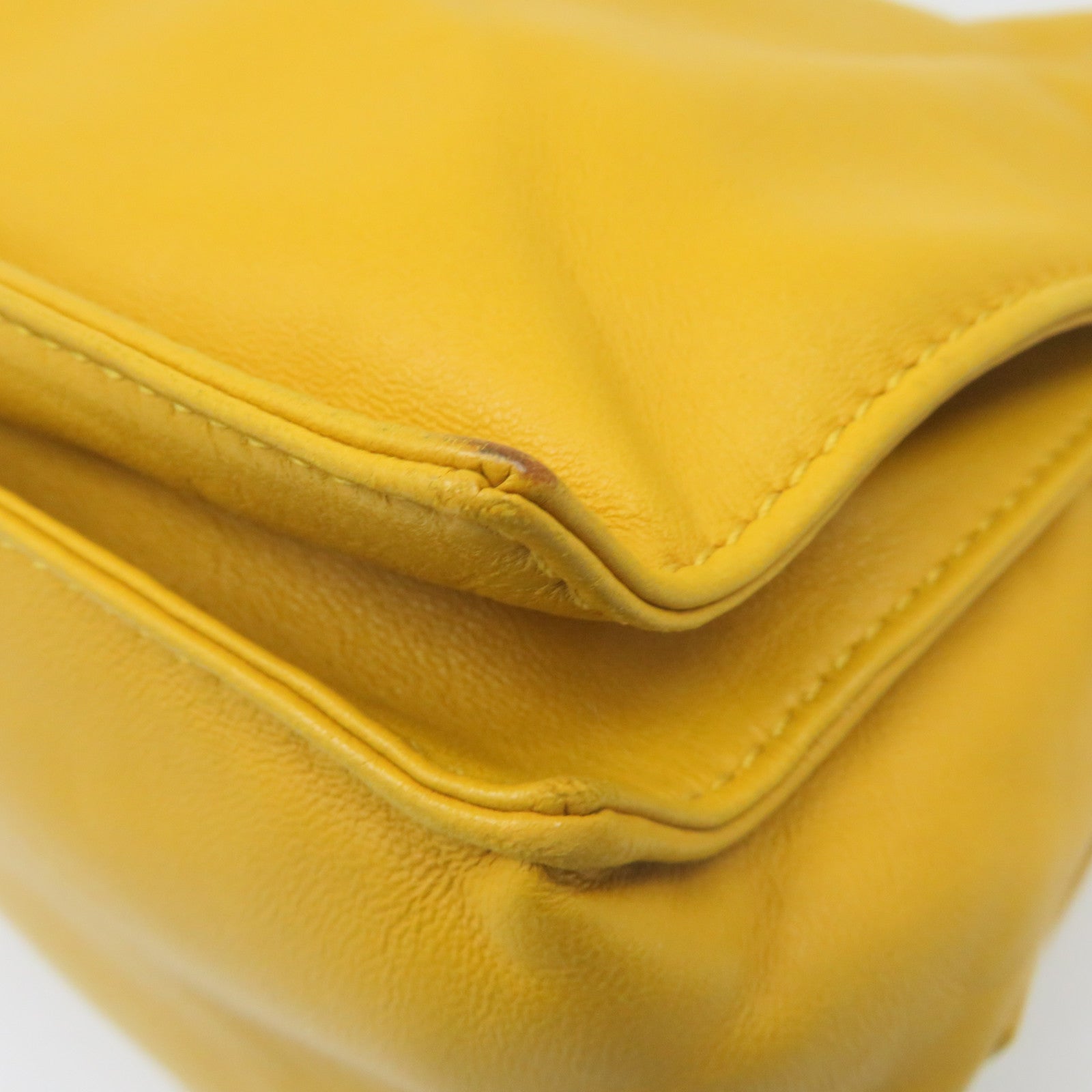 LOEWE 【激減優惠】羊皮皮革Flamenco 22 Shoulder Bag肩背袋黃色