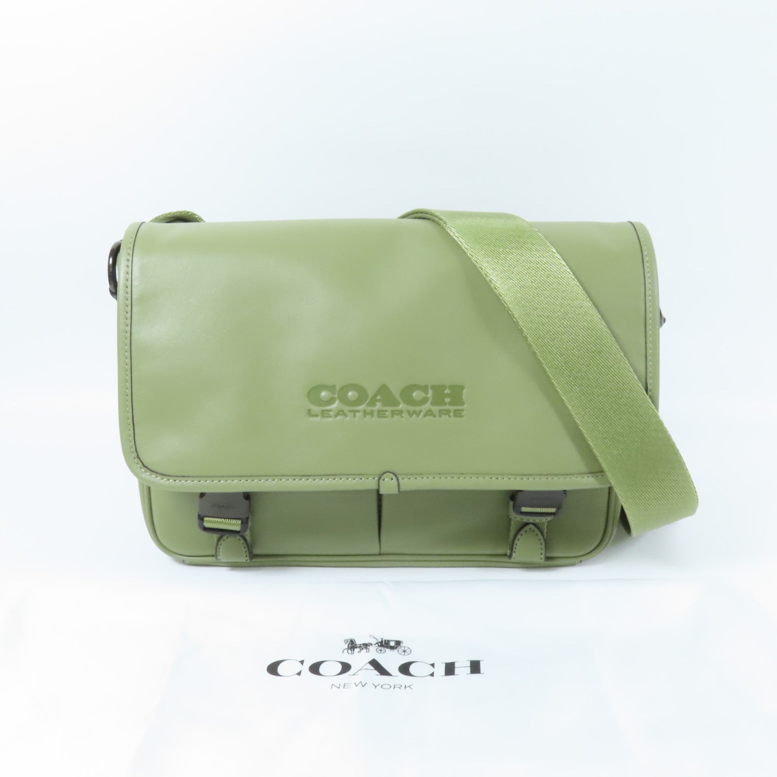 COACH 牛皮皮革Shoulder Bag肩背袋