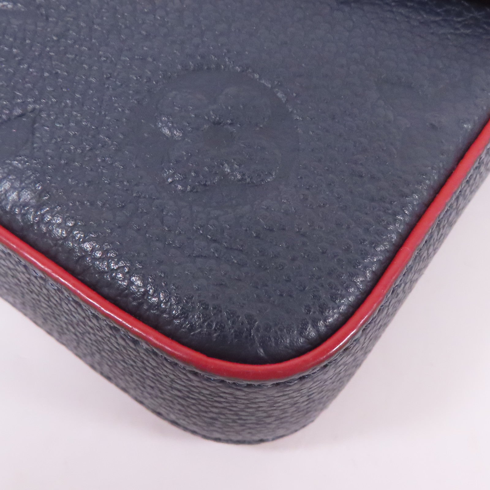 LOUIS VUITTON LV GHW Pochette Felicie Shoulder Bag Monogram Empreinte Navy