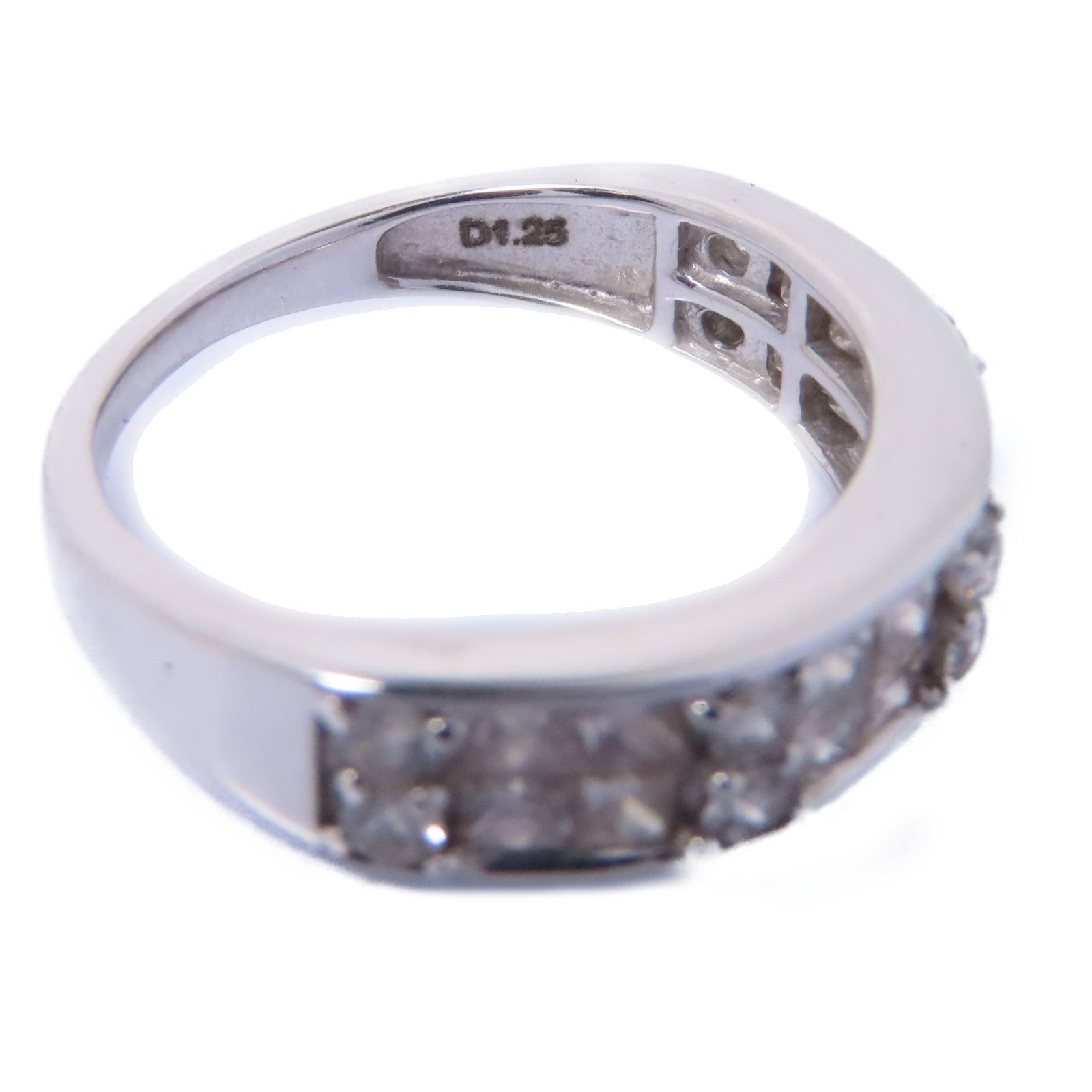 JEWELRY 【激減優惠】18K白金Diamond Ring 1.25ct鑽石戒指US#6