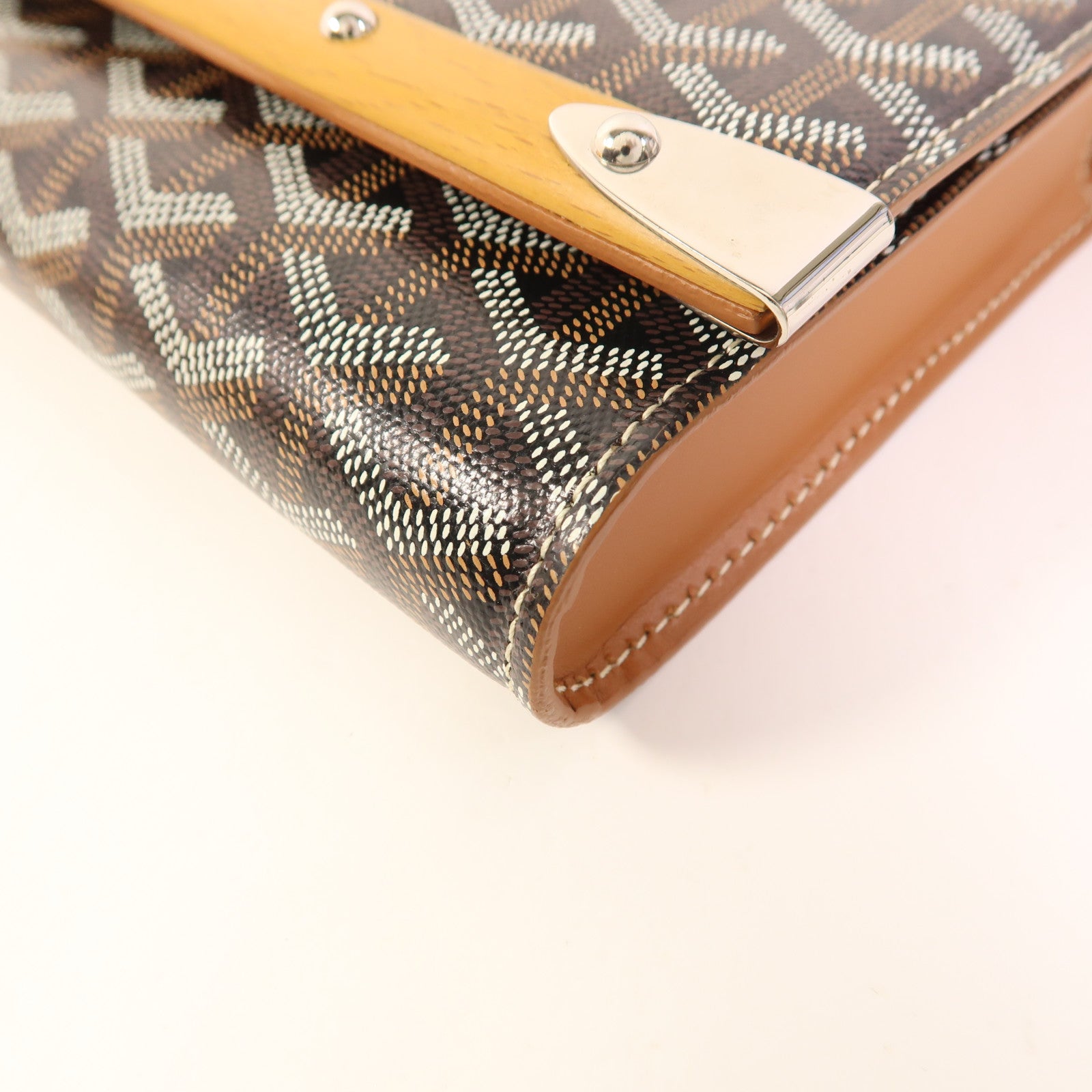 GOYARD 【激減優惠】塗層帆布Monte-Carlo PM銀扣肩背袋