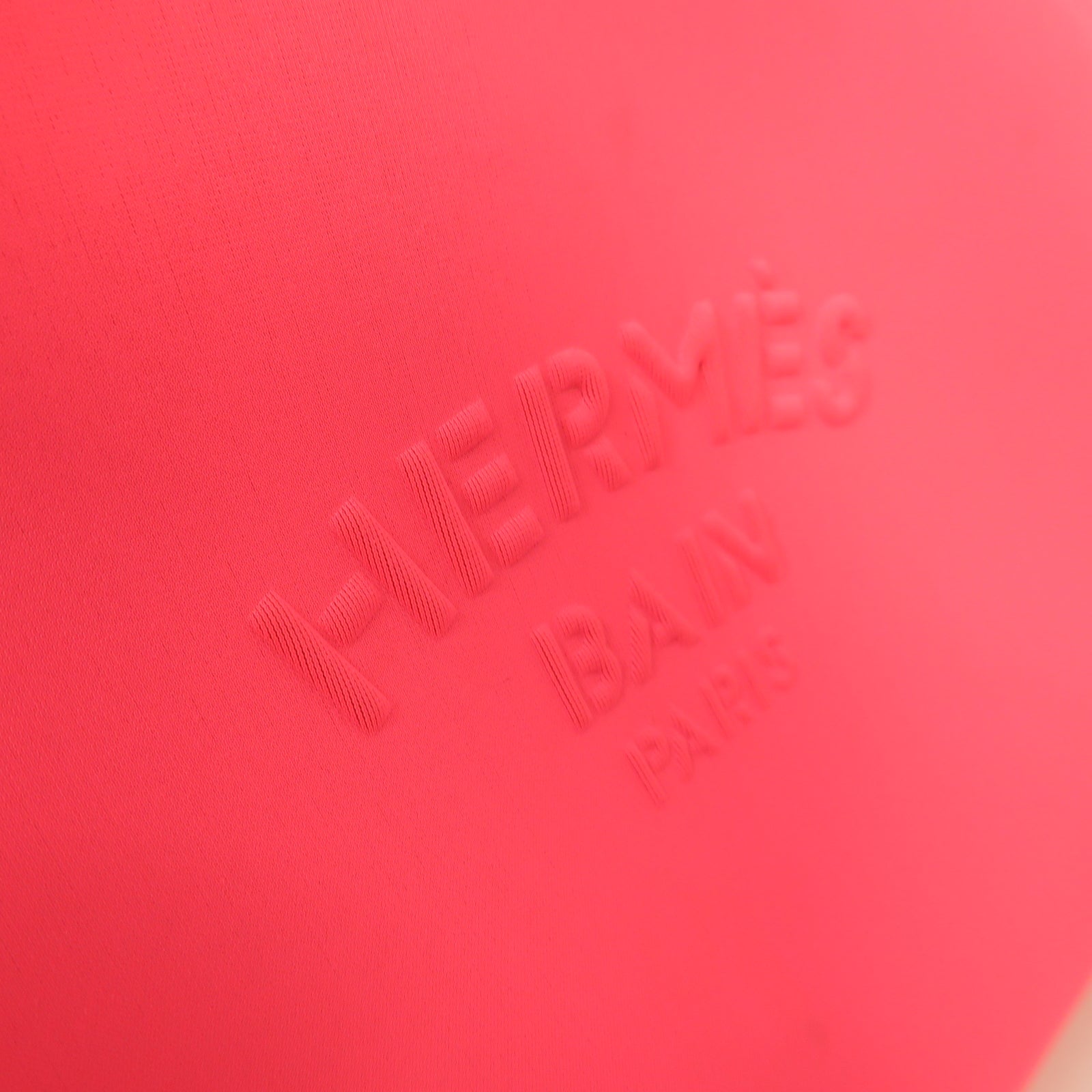 HERMES 尼龍Clutch Bag手拿包粉紅色