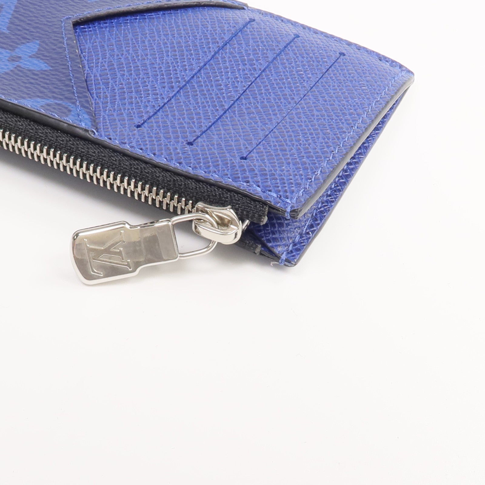 LOUIS VUITTON Taigarama Coin Card Holder銀扣零錢包