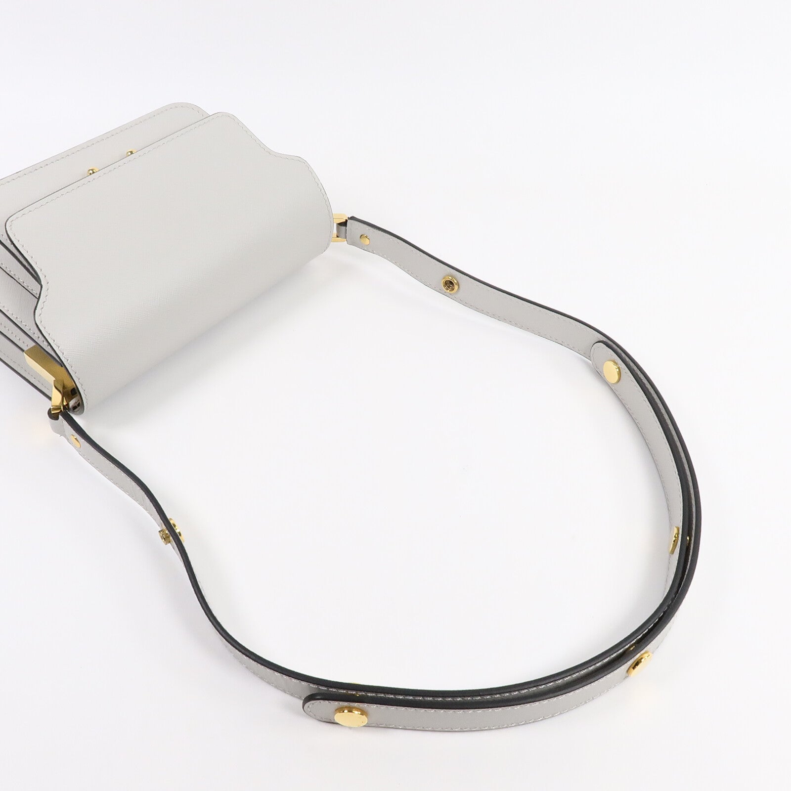 SELECTION Saffiano皮革Marni Shoulder Bag肩背袋