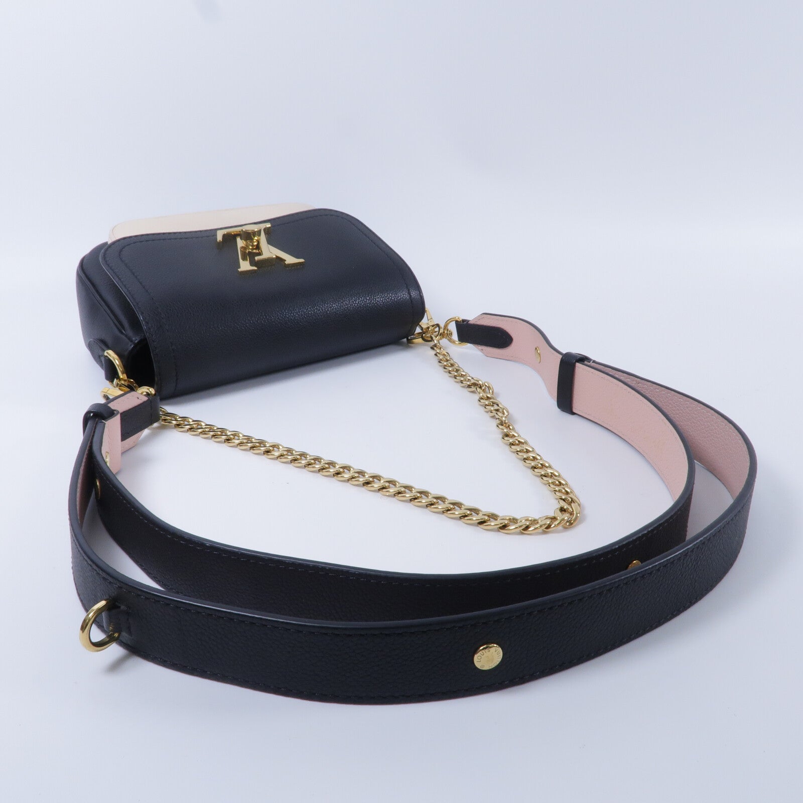 LOUIS VUITTON 牛皮皮革Lockme Tender手挽肩背兩用袋