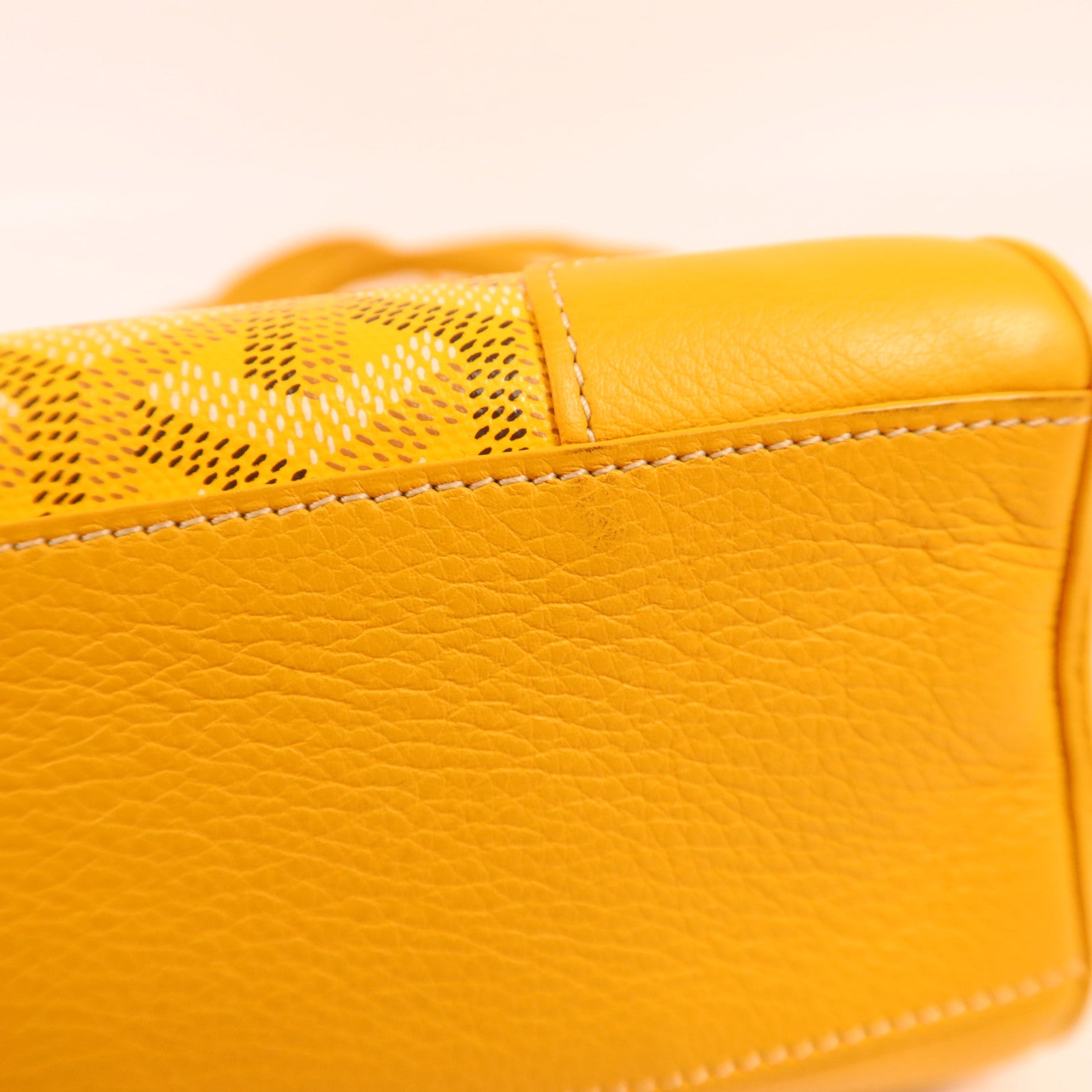 GOYARD 塗層帆布Saigon Souple Mini銀扣手挽肩背兩用袋