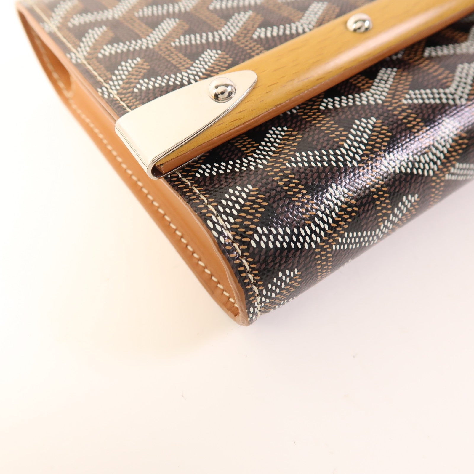 GOYARD 【激減優惠】塗層帆布Monte-Carlo PM銀扣肩背袋