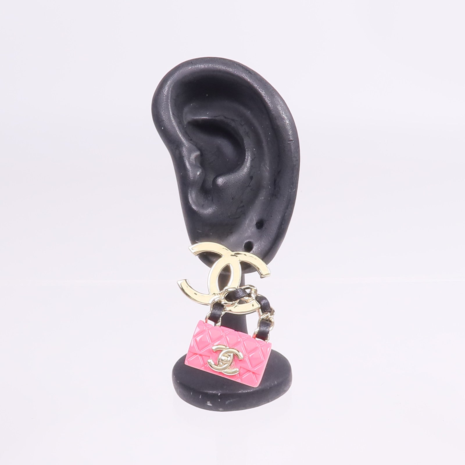 CHANEL 金屬/PVC/皮革Earrings耳環