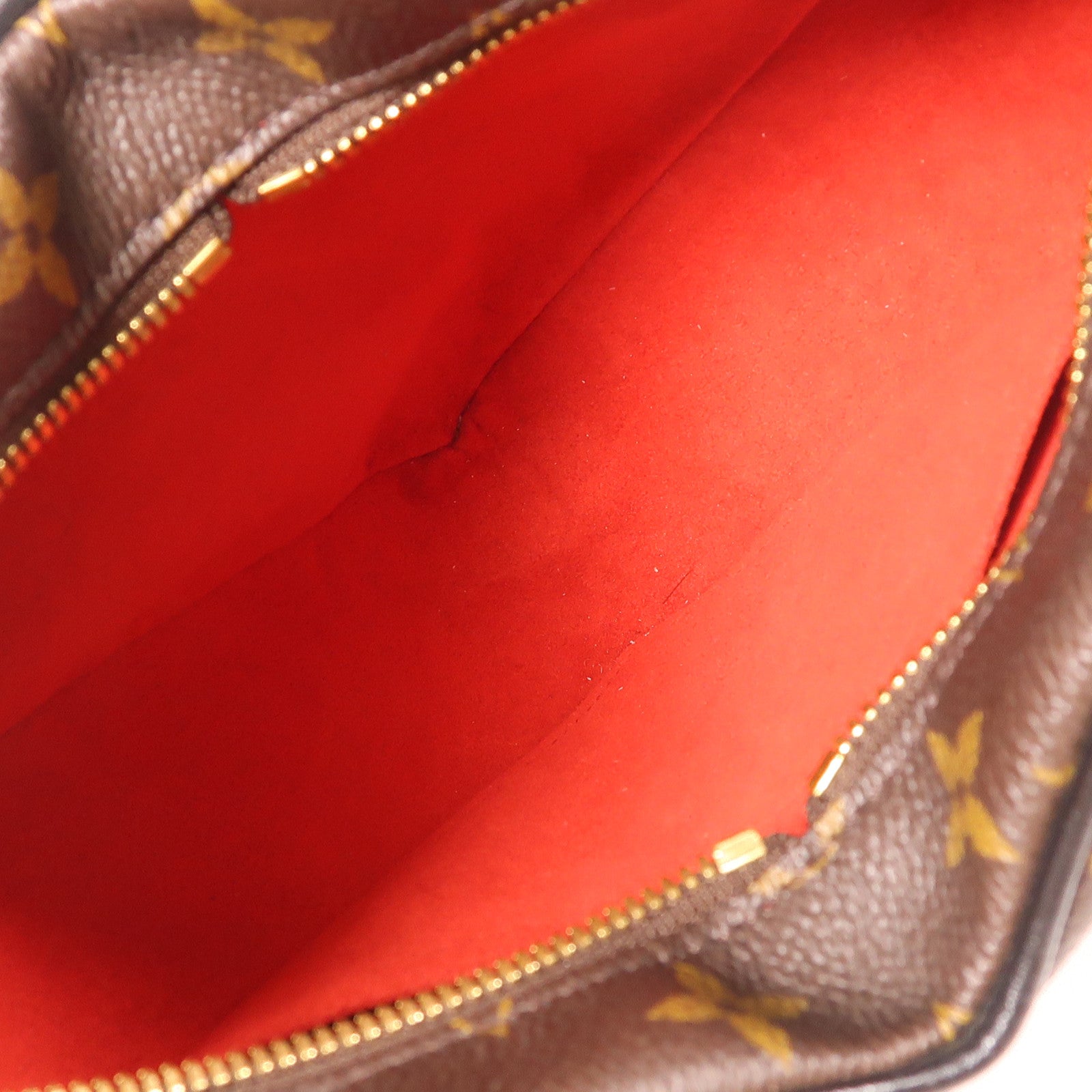 LOUIS VUITTON Monogram Sac Coeur Fall In Love金扣肩背袋棕色