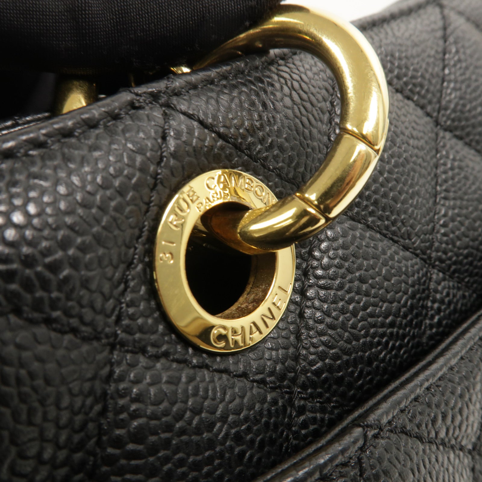 CHANEL 牛皮皮革GST鏈帶肩背袋