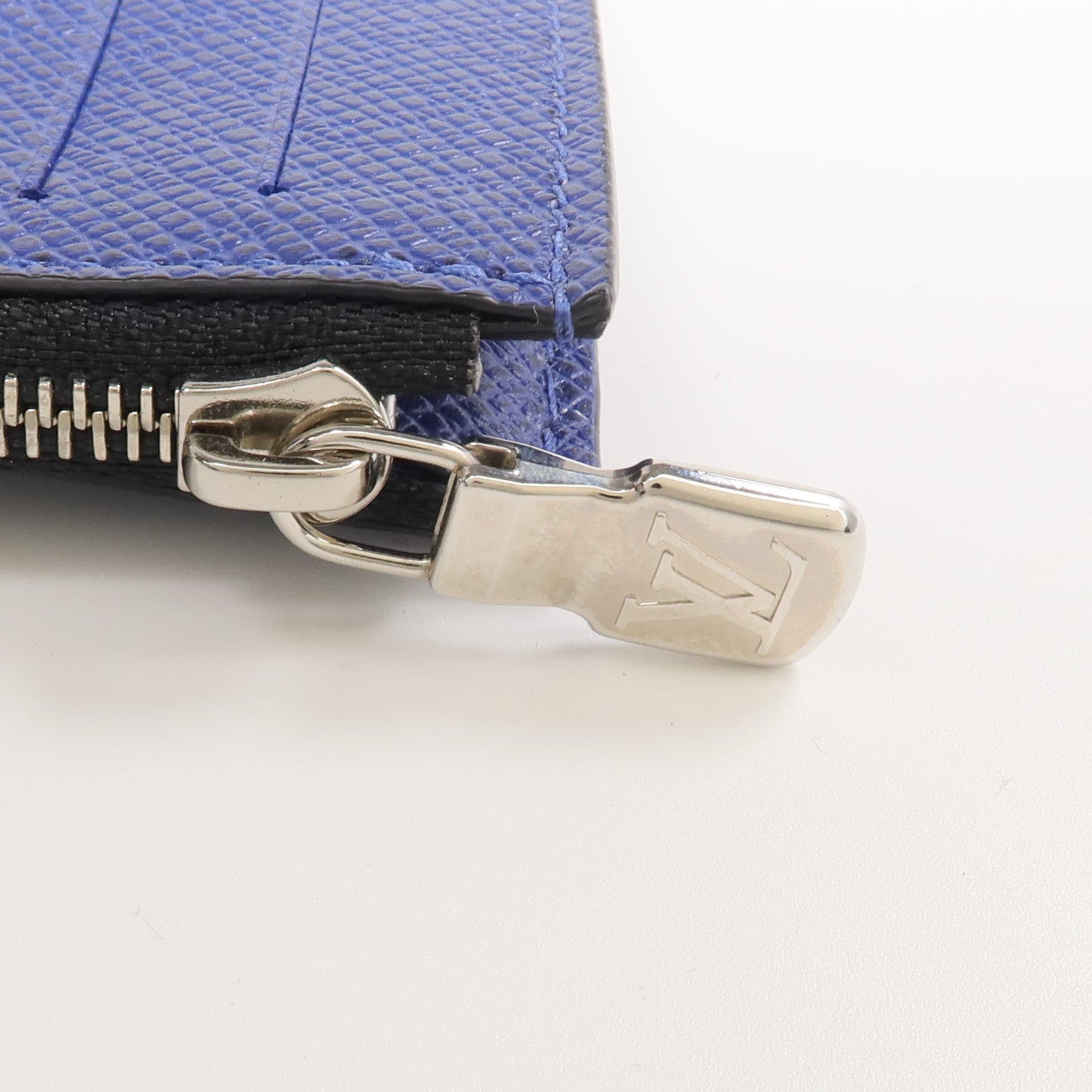 LOUIS VUITTON Taigarama Coin Card Holder銀扣零錢包