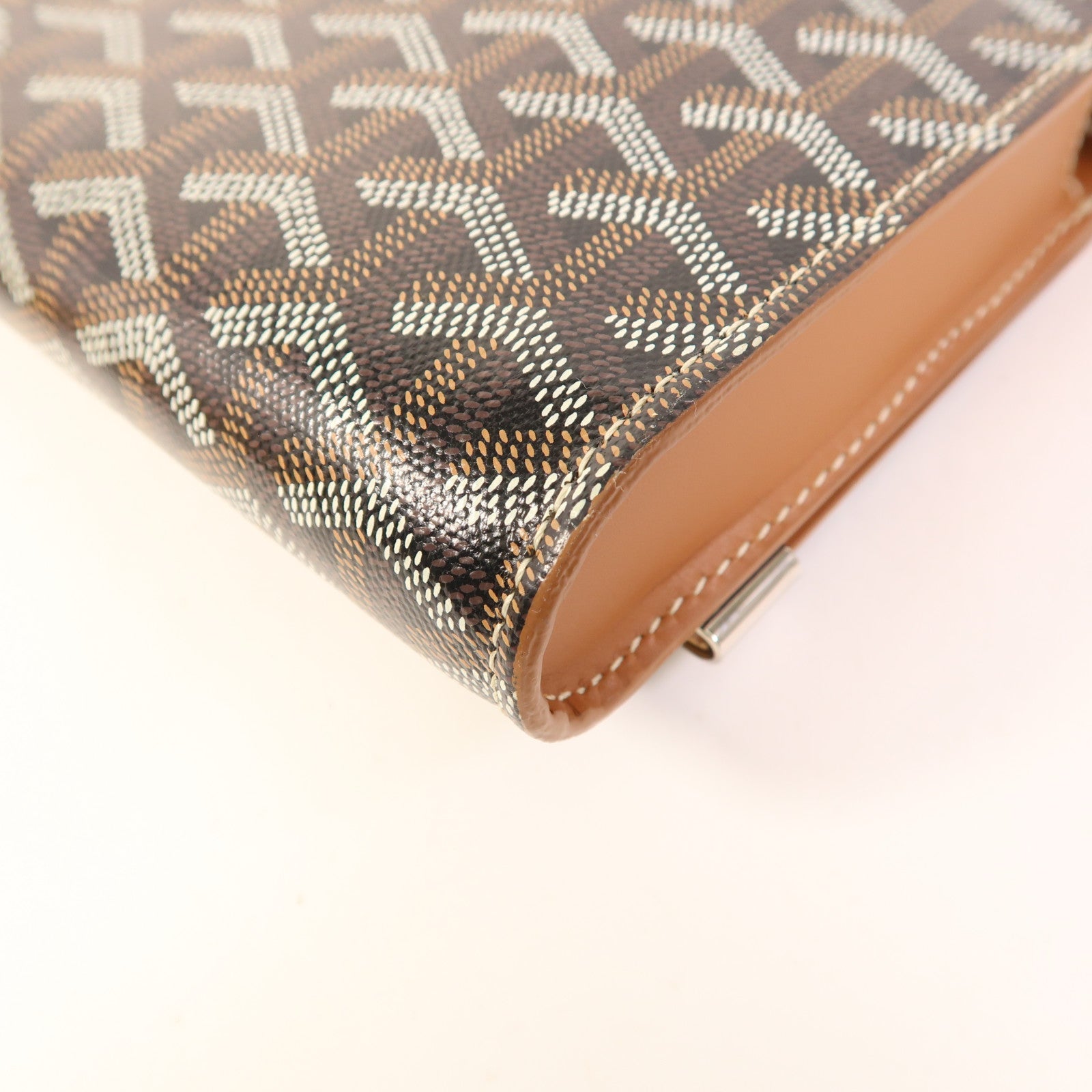 GOYARD 【激減優惠】塗層帆布Monte-Carlo PM銀扣肩背袋