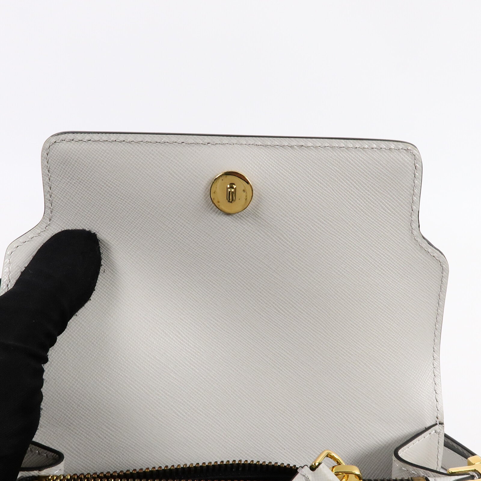 SELECTION Saffiano皮革Marni Shoulder Bag肩背袋