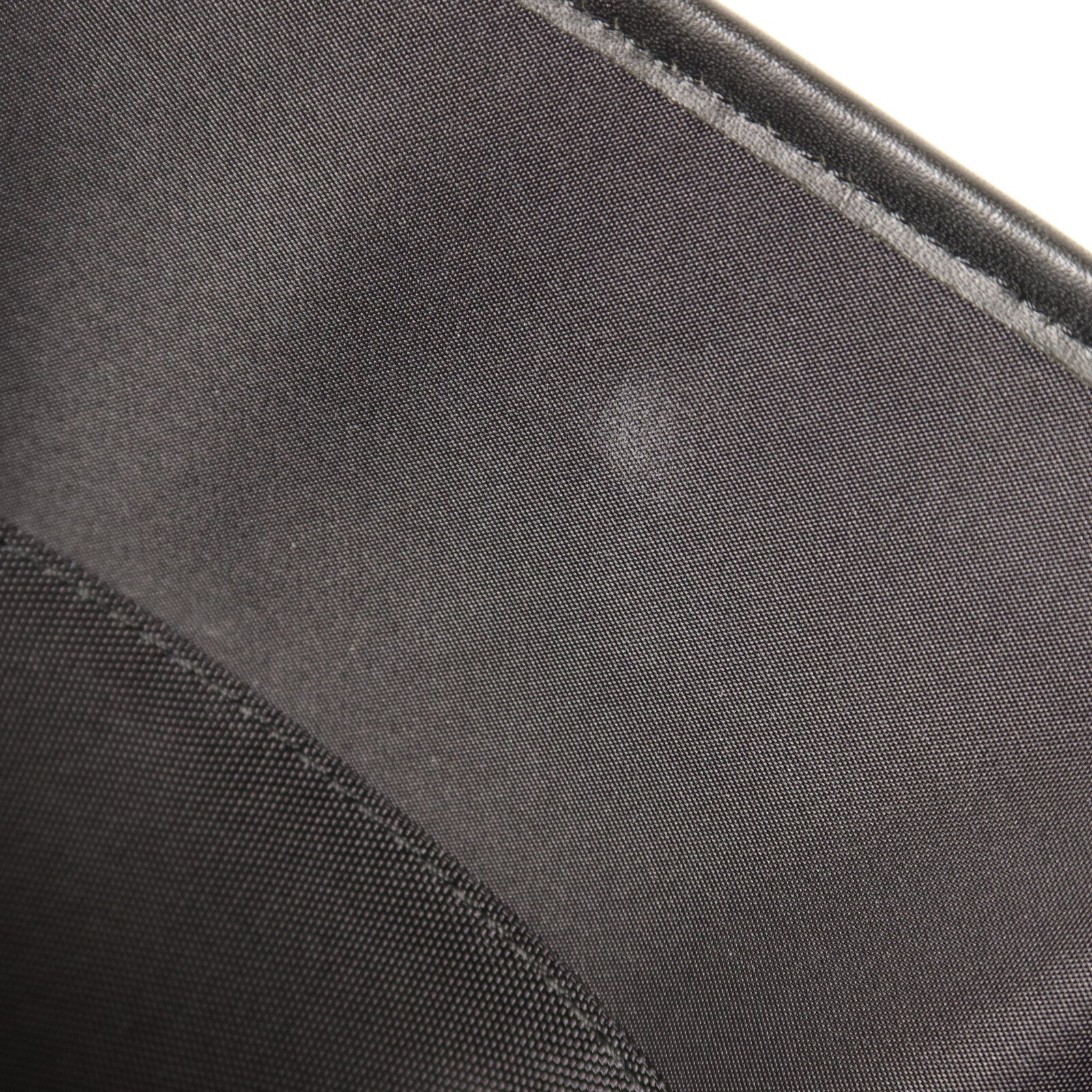 BURBERRY 尼龍/牛皮皮革Brifecase銀扣公事包