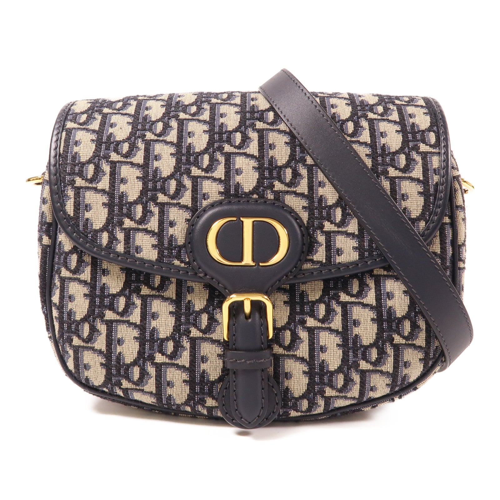 Dior 帆布Bobby金扣肩背袋