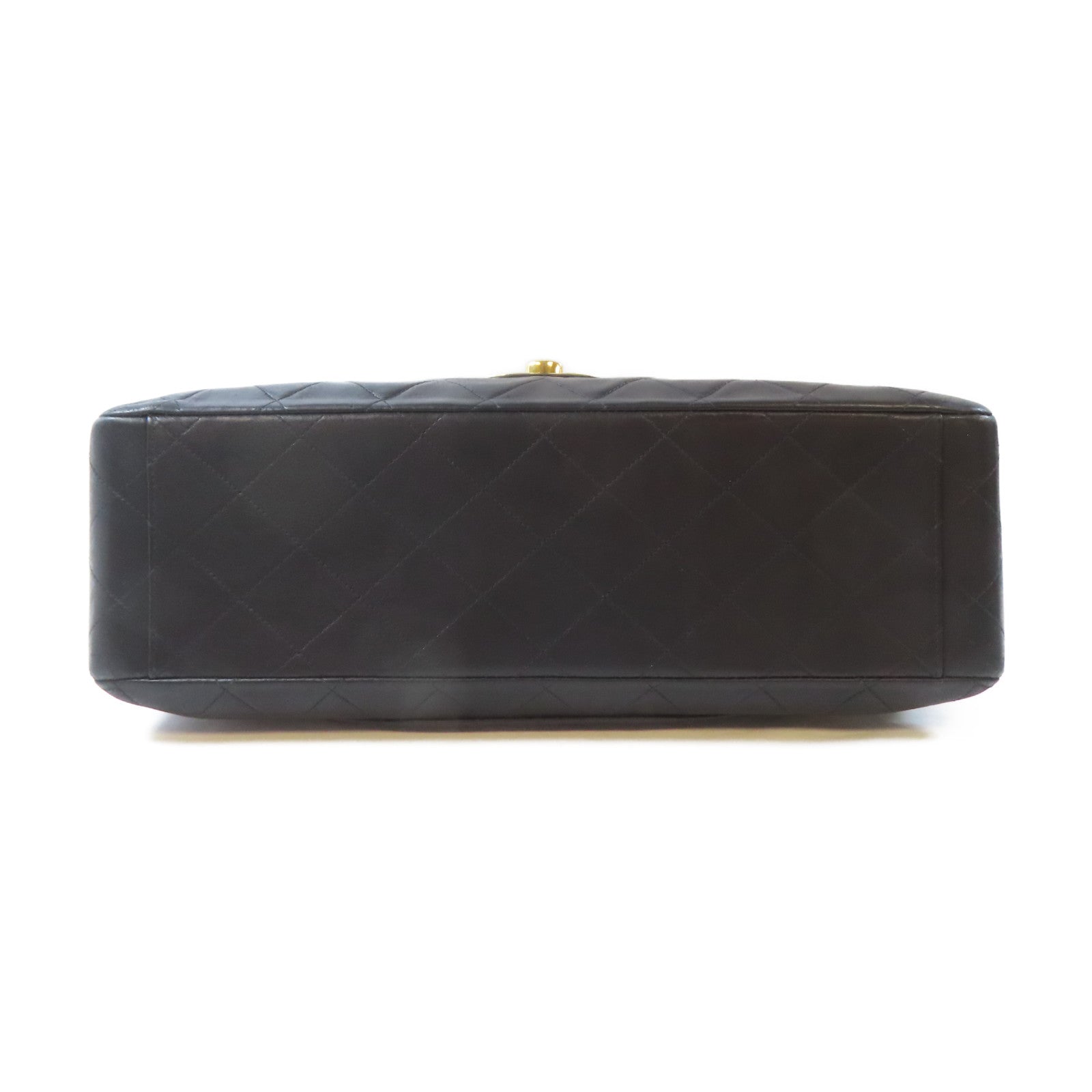 CHANEL 【激減優惠】菱格牛皮皮革Vintage Classic Flap Bag金扣鏈帶肩背袋黑色