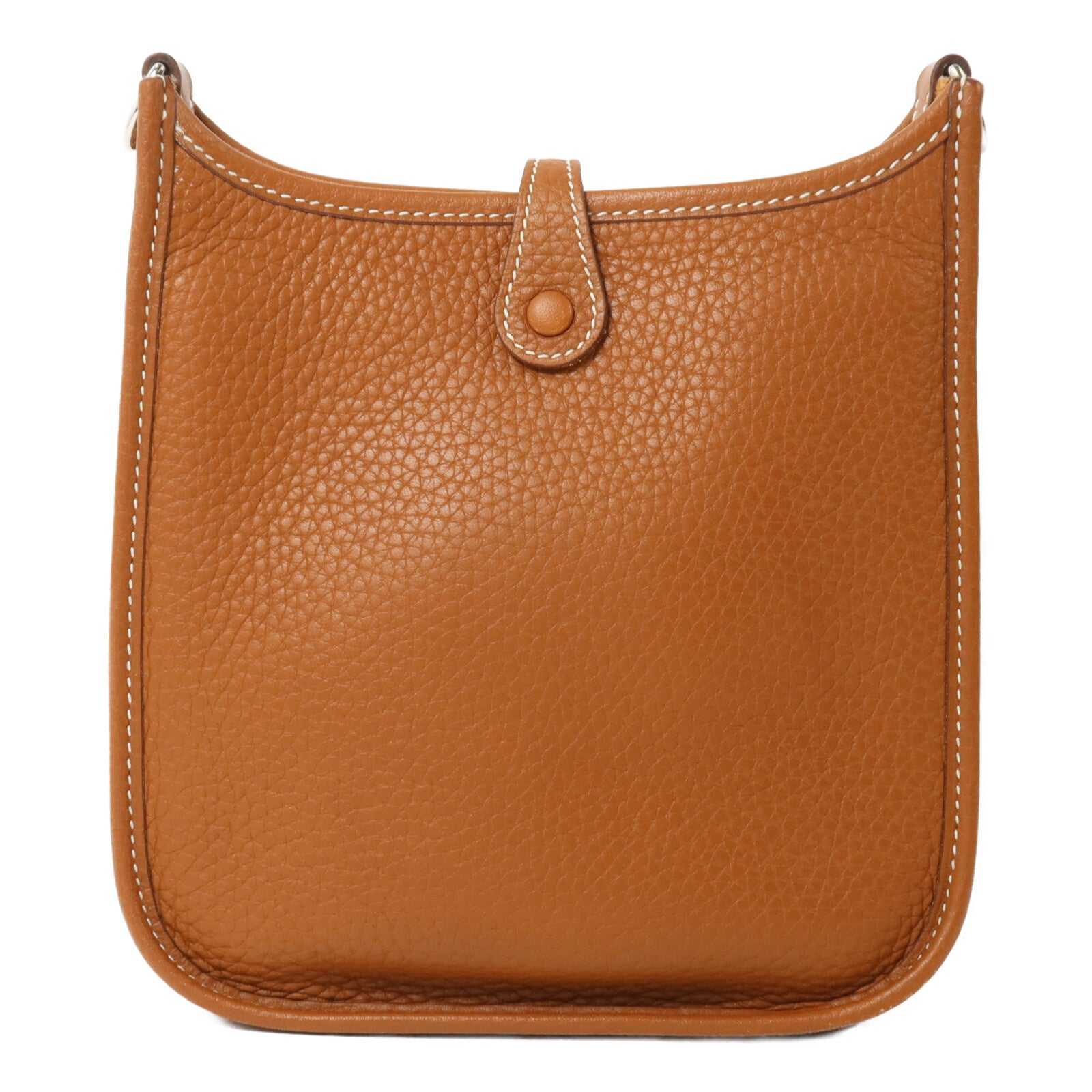 HERMES Clemence皮革Evelyne TPM肩背袋Gold
