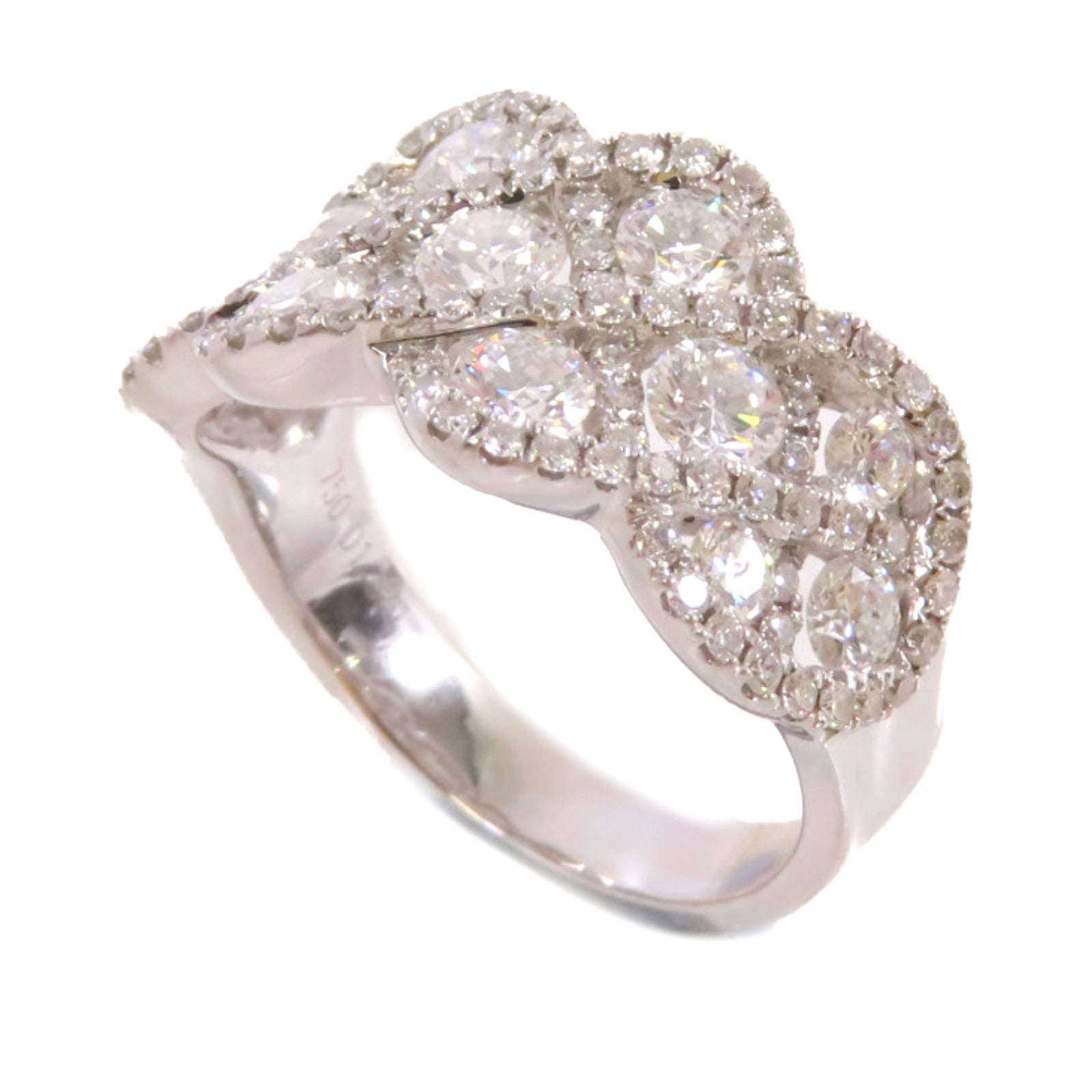 JEWELRY 18K白金/1.82ct鑽石Diamond Ring戒指US#5.5