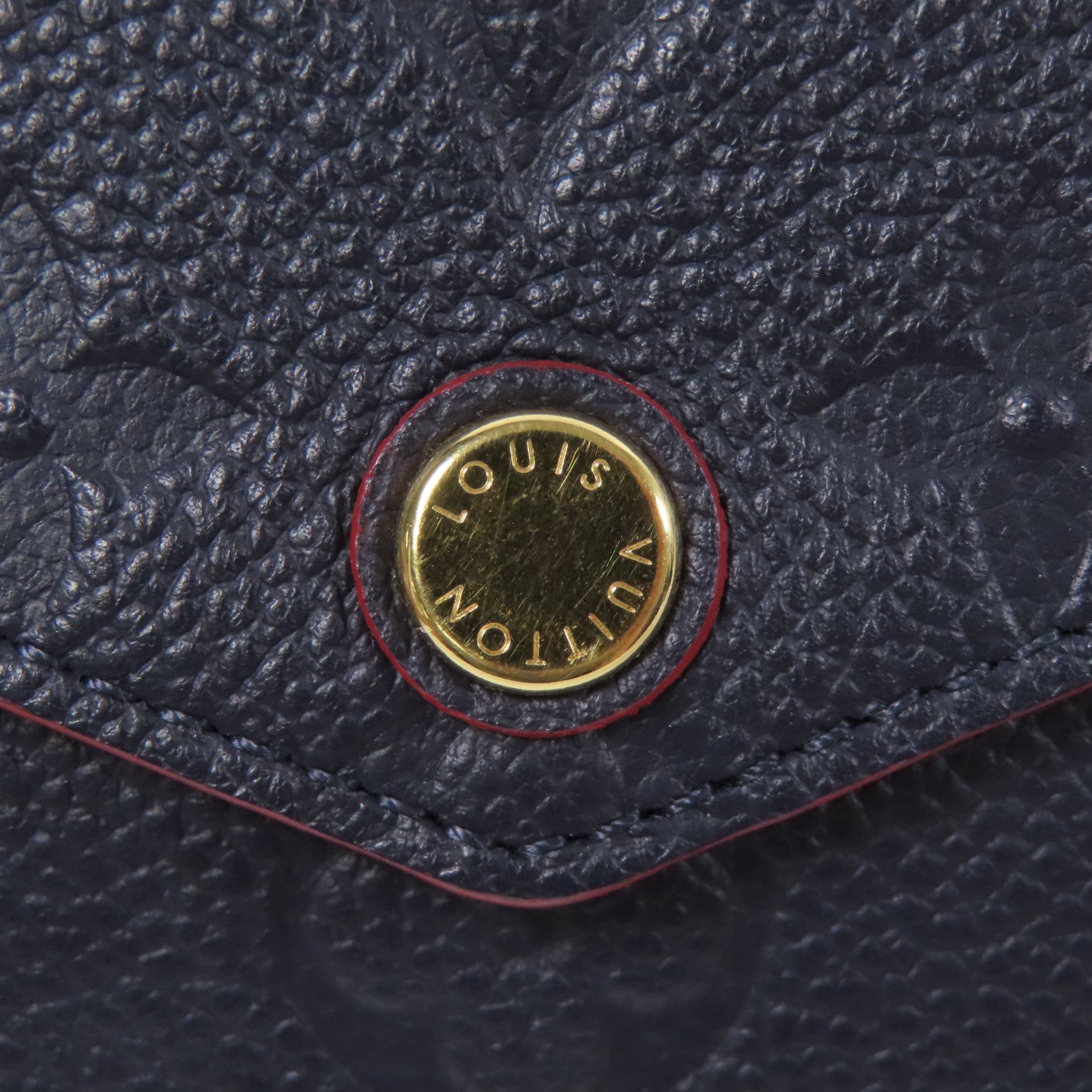 LOUIS VUITTON LV GHW Pochette Felicie Shoulder Bag Monogram Empreinte Navy