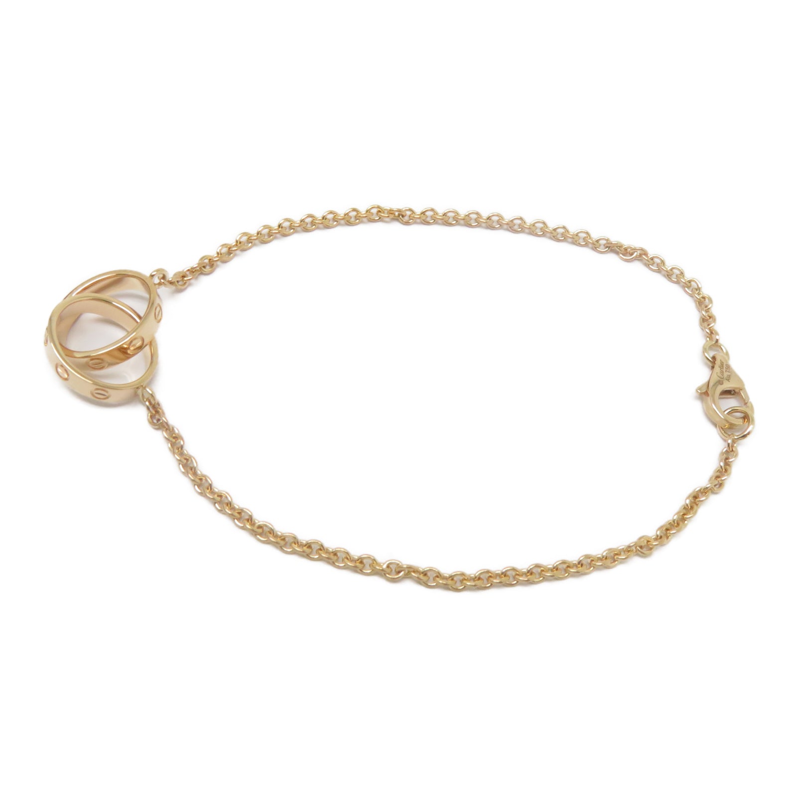CARTIER 18K玫瑰金Love Bracelet手鏈