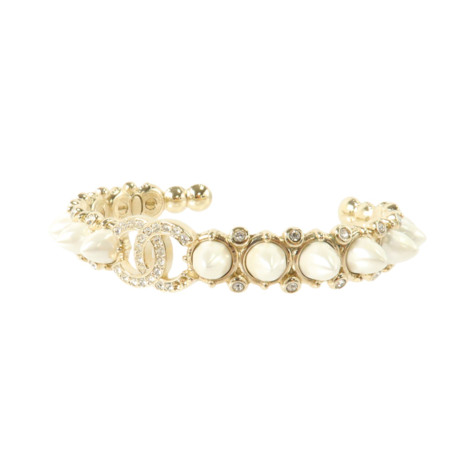 CHANEL 【激減優惠】金屬/PVC Bangle手鐲