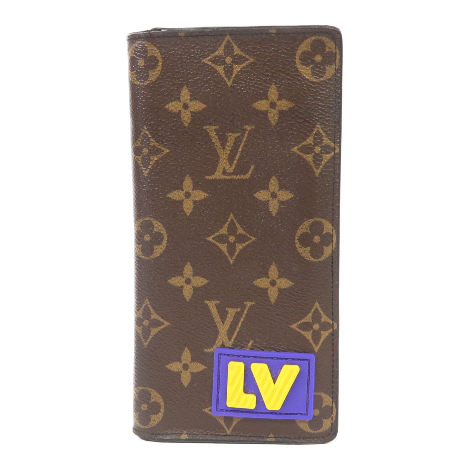 LOUIS VUITTON Monogram Portefeuille Brazza NM Long Wallet長錢包啡色