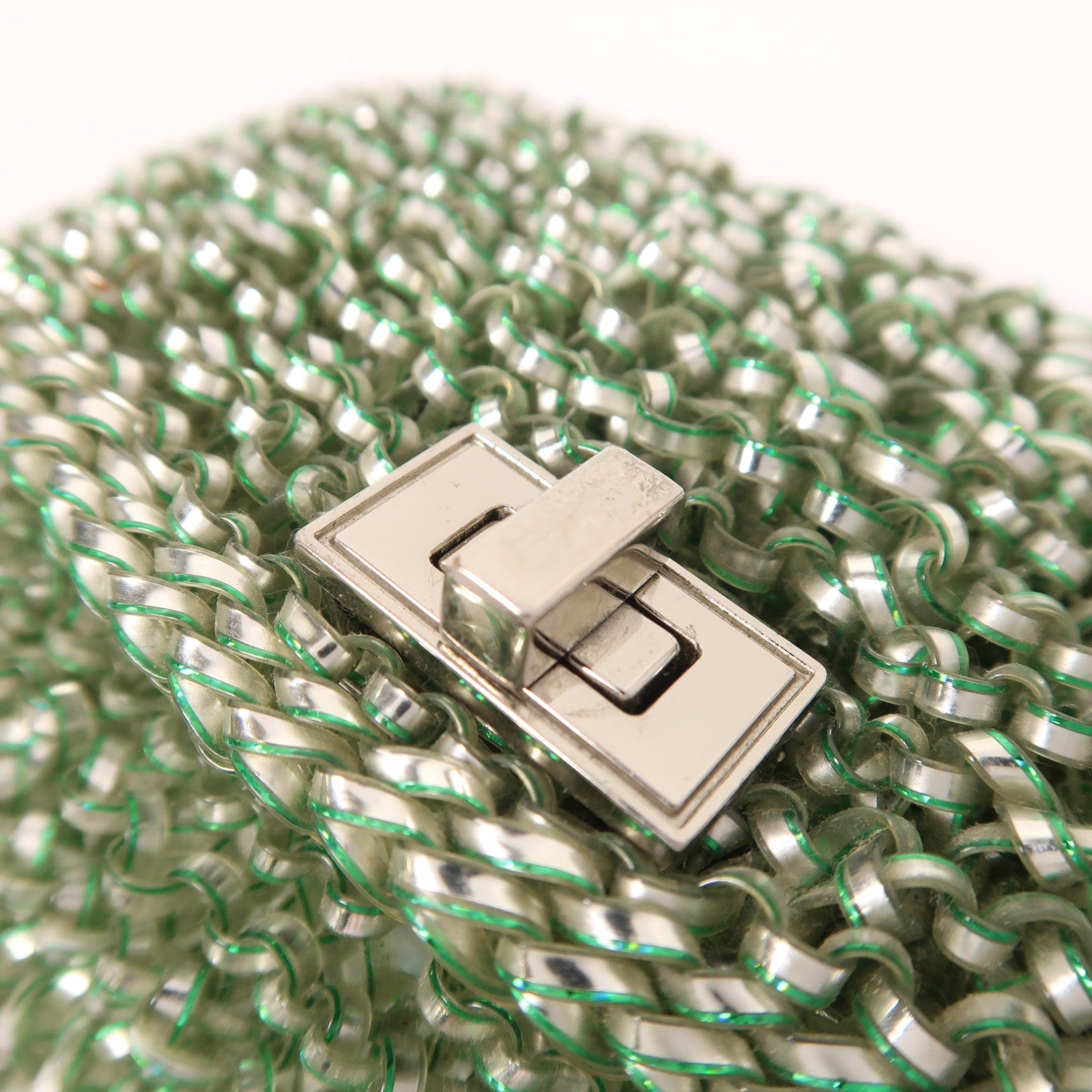 ANTEPRIMA PVC Wire Bag銀扣鏈帶肩背袋