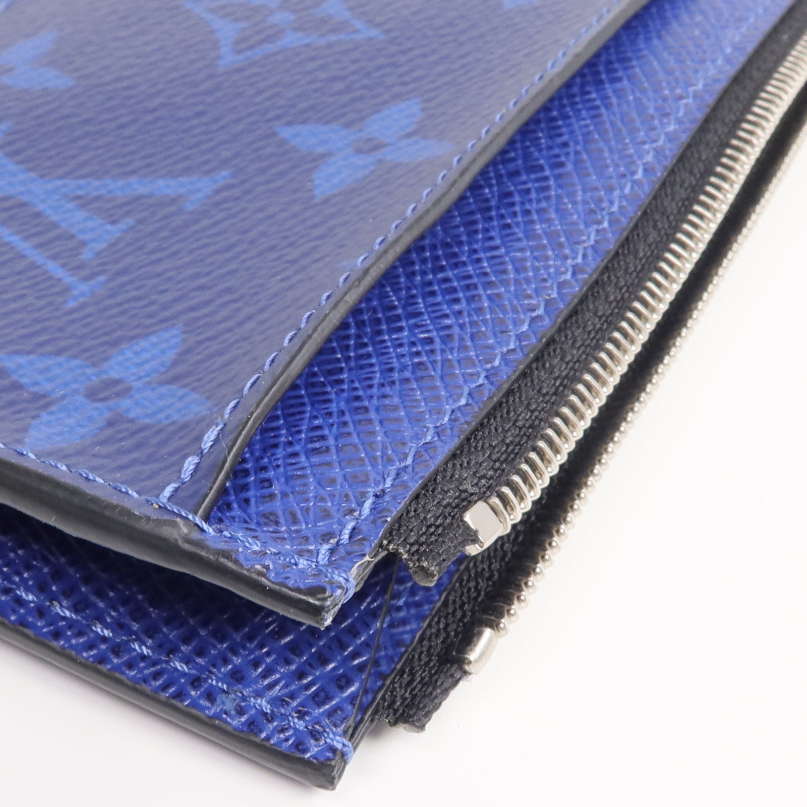 LOUIS VUITTON Taigarama Coin Card Holder銀扣零錢包