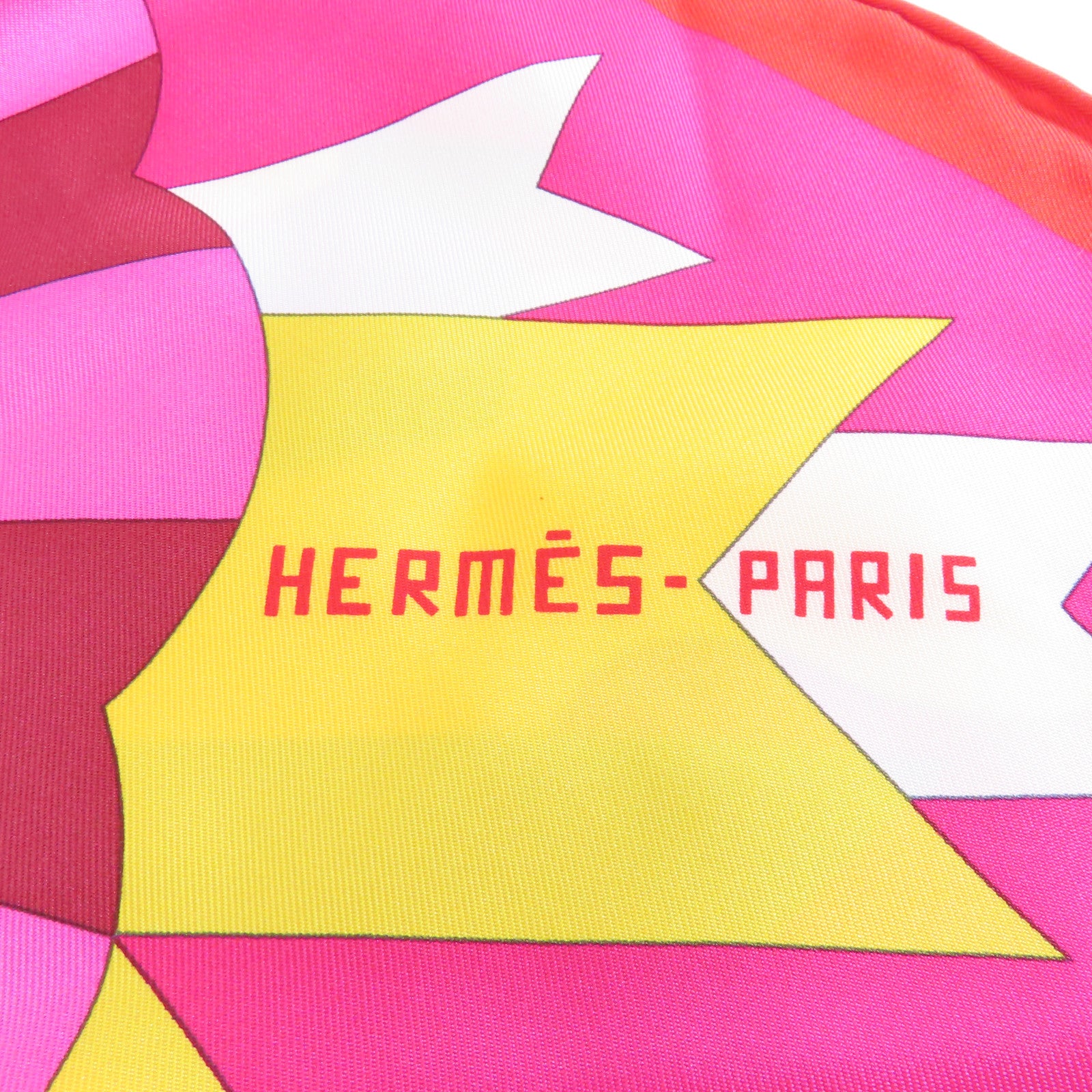 HERMES 絲質Scarf絲巾粉紅色/彩色