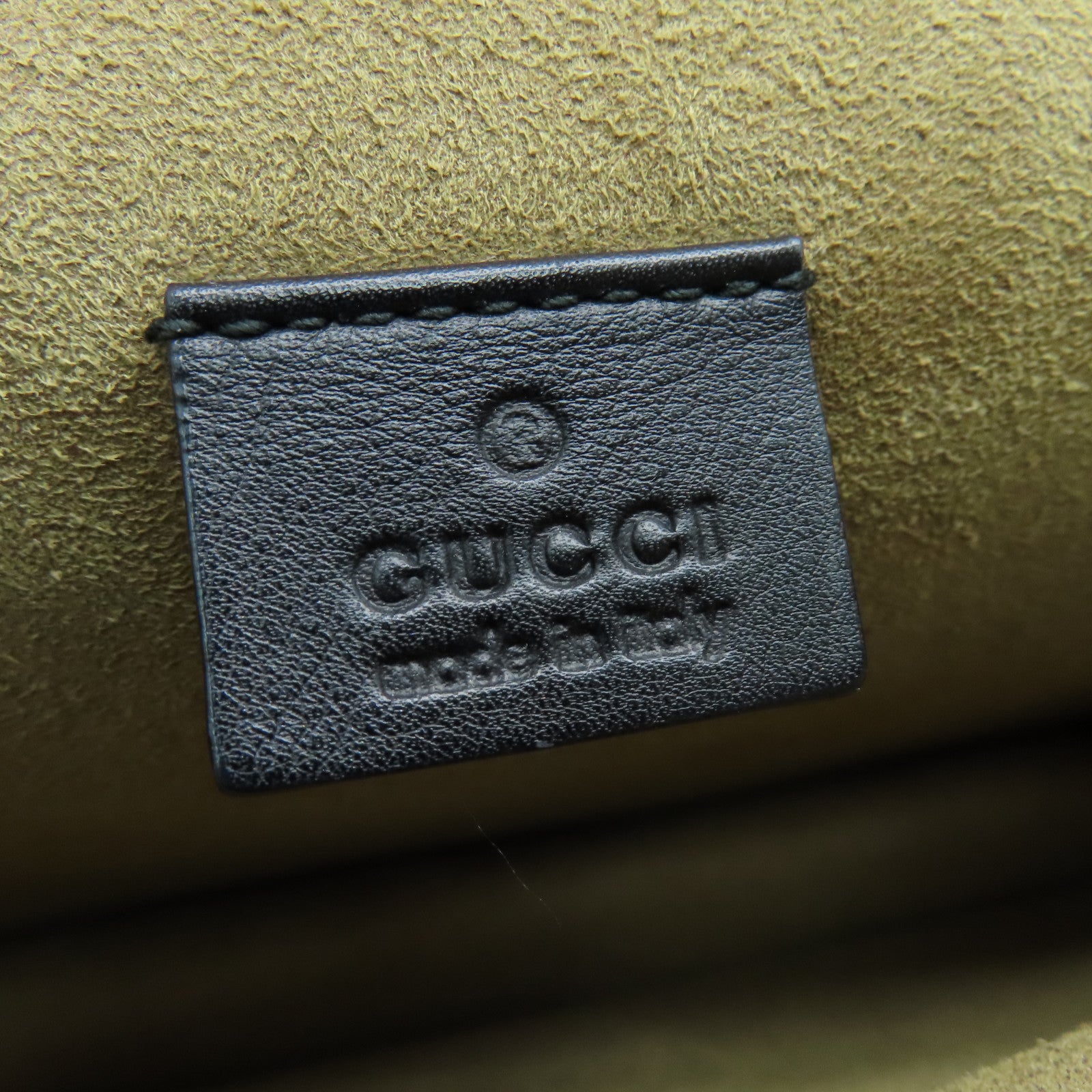 GUCCI 【激減優惠】塗層皮革Dionysus銀扣肩背袋黑色/啡色