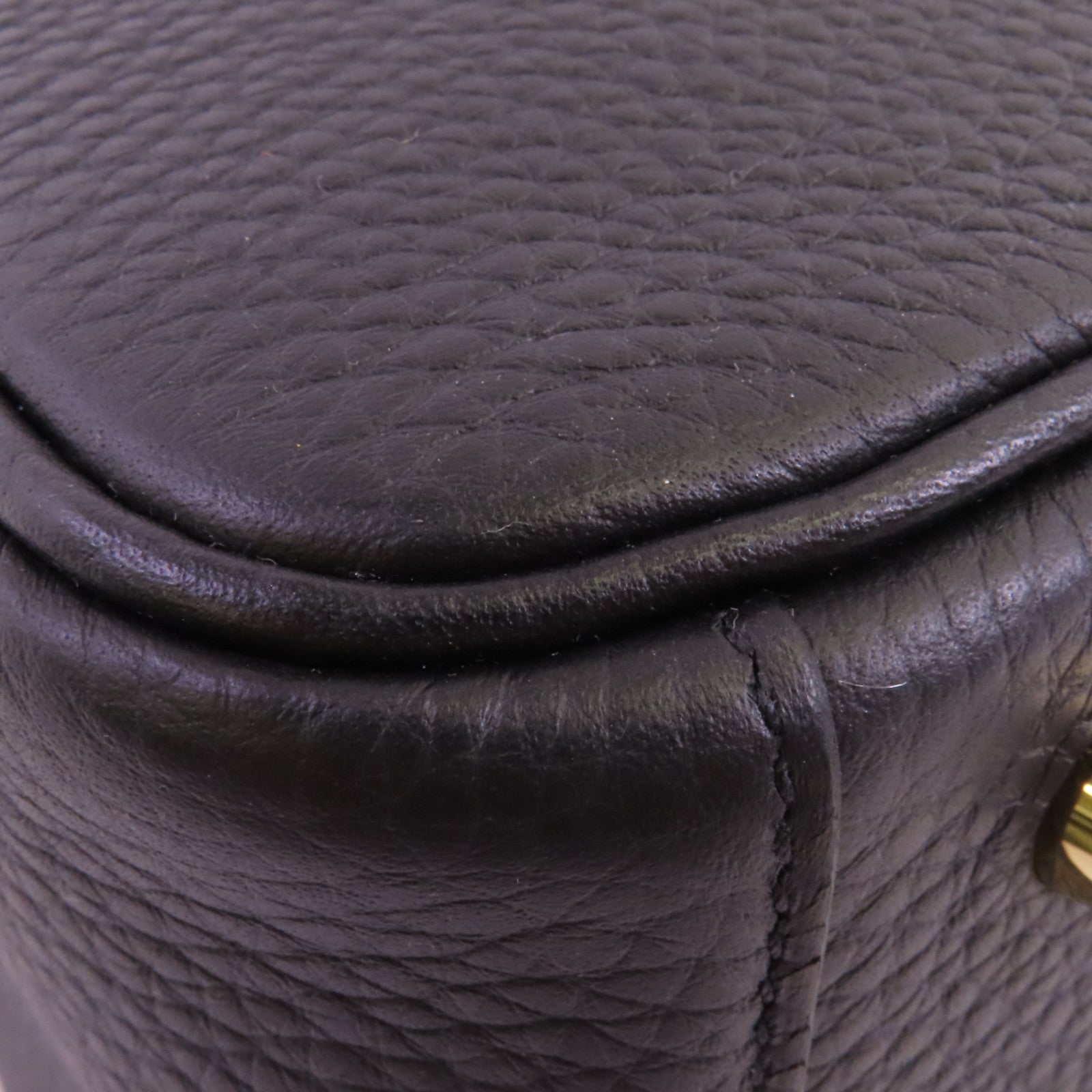 HERMES Clemence皮革Lindy 26金扣肩背袋