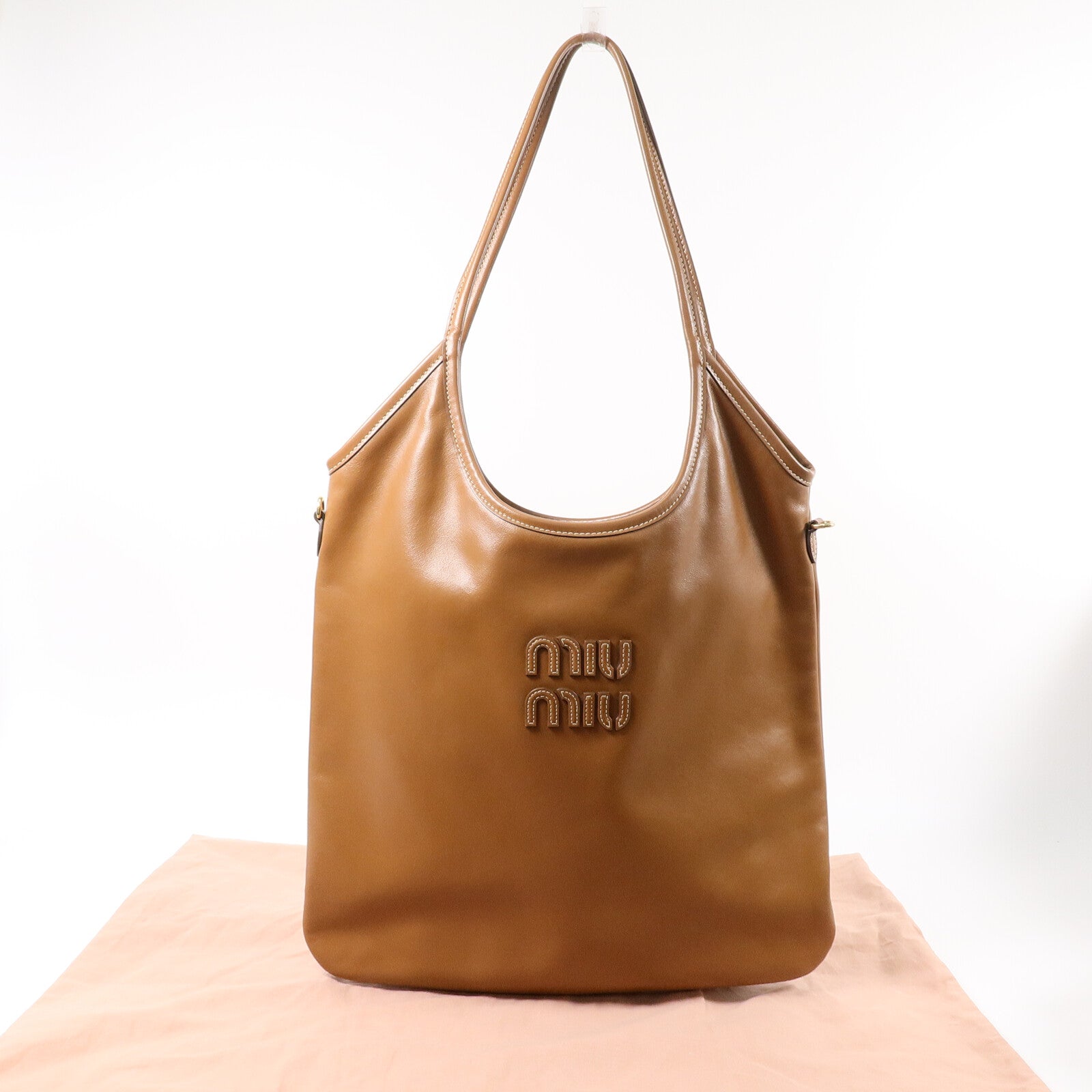 Miu Miu 牛皮皮革Ivy Tote手挽袋
