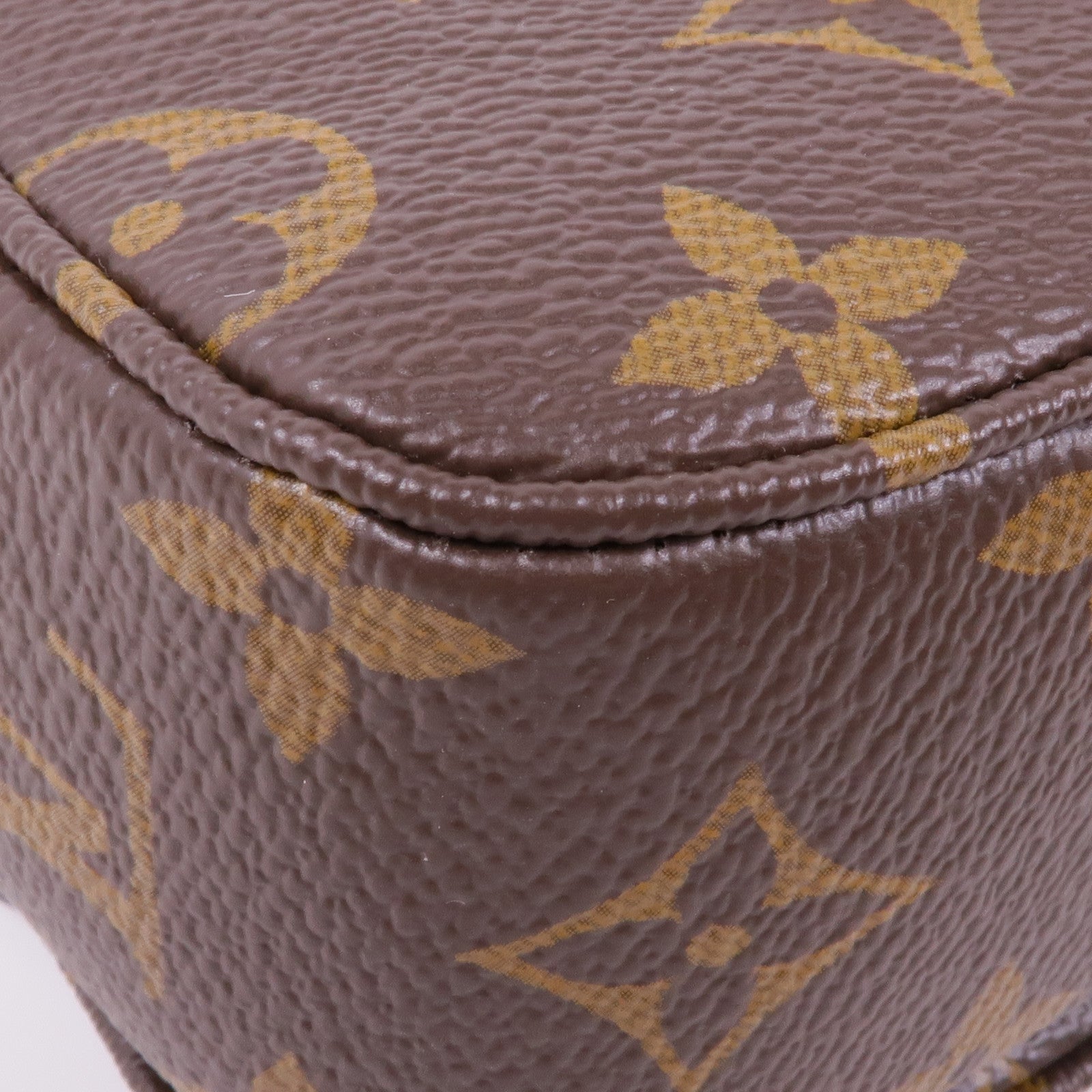 LOUIS VUITTON Monogram Marceau金扣鏈帶肩背袋棕色