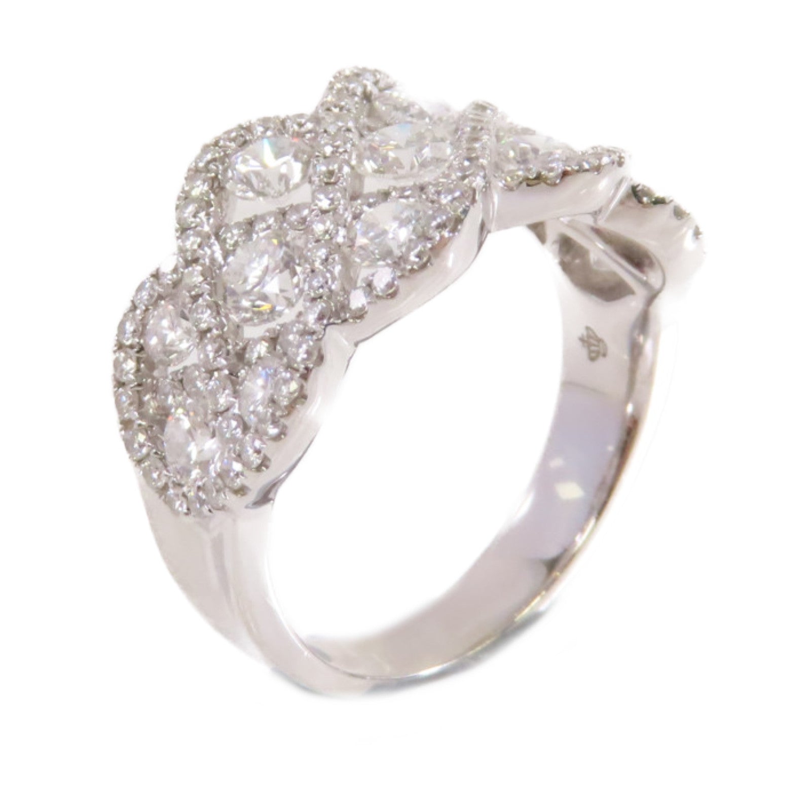 JEWELRY 18K白金/1.82ct鑽石Diamond Ring戒指US#5.5