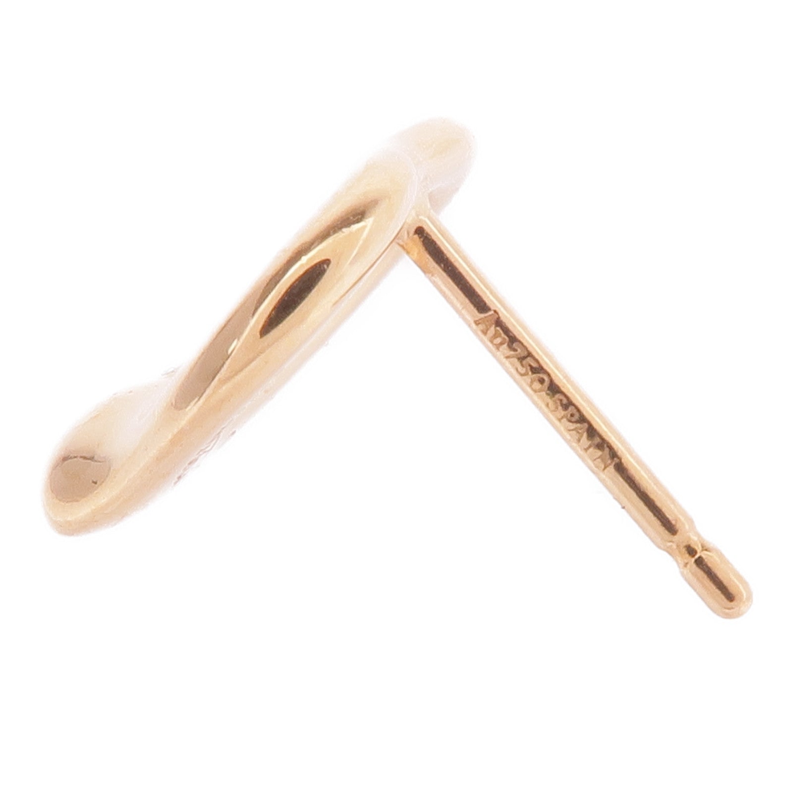 TIFFANY＆CO 18K玫瑰金Open Heart Earrings耳環