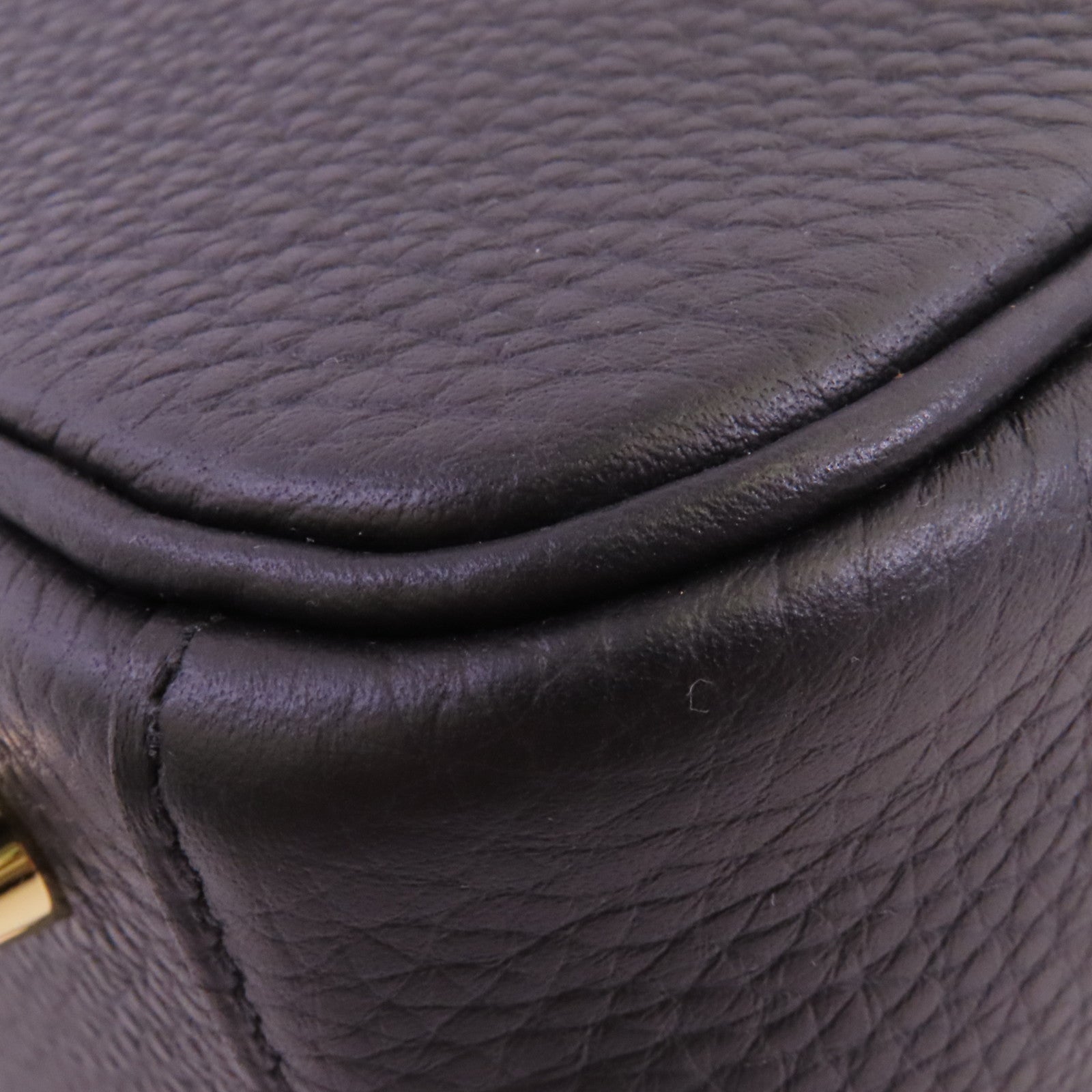 HERMES Clemence皮革Lindy 26金扣肩背袋