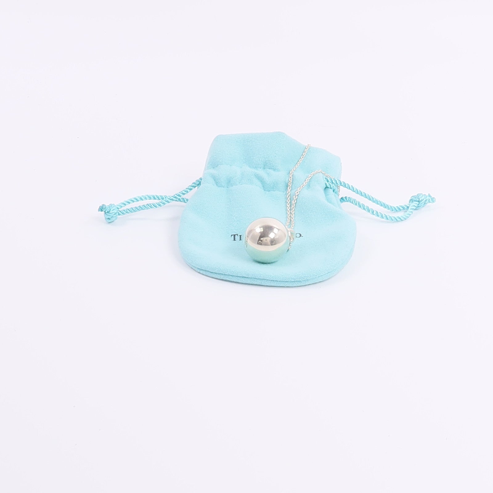TIFFANY＆CO 925純銀Hardwear Ball Necklace項鍊