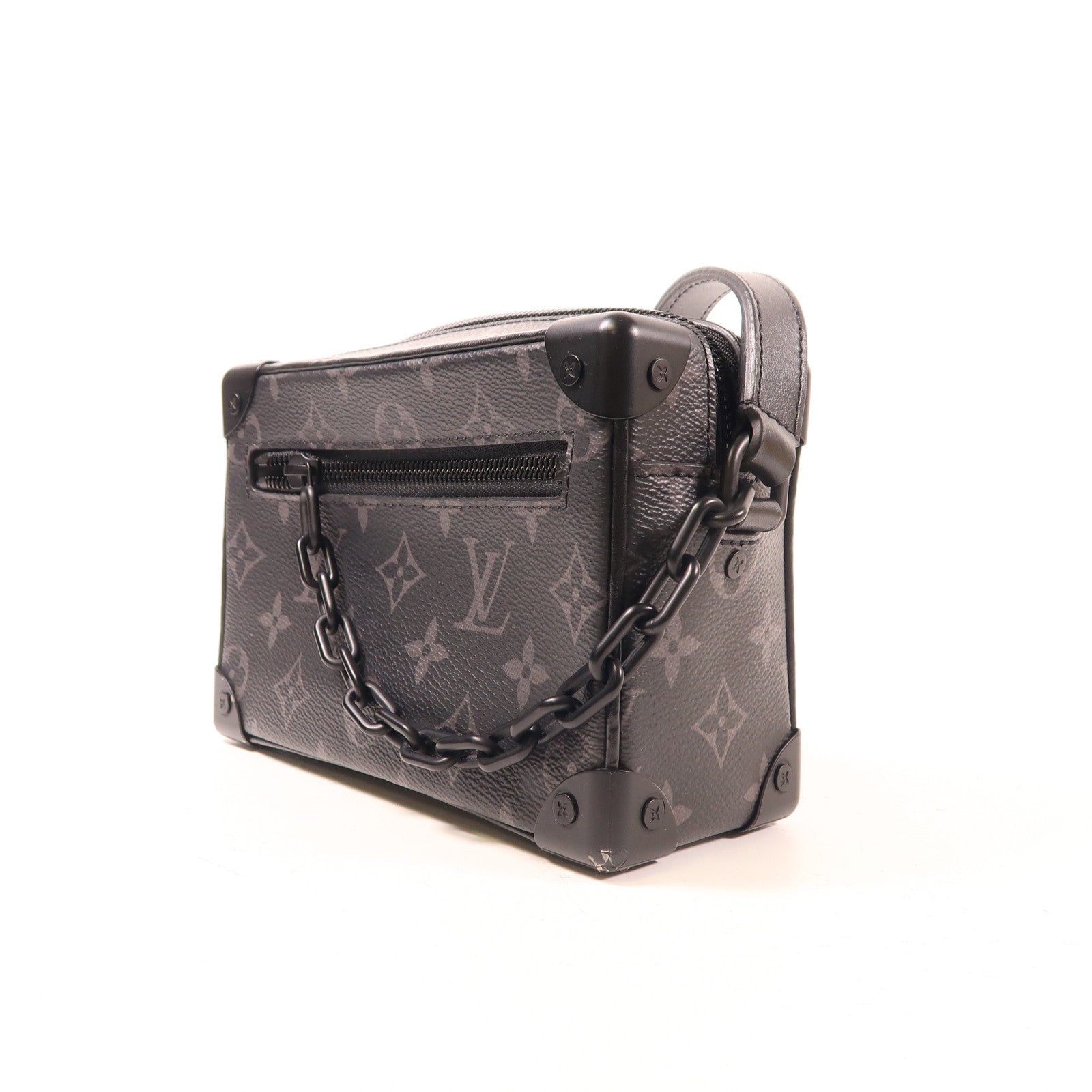 LOUIS VUITTON Monogram Eclipse Mini Soft Trunk肩背袋