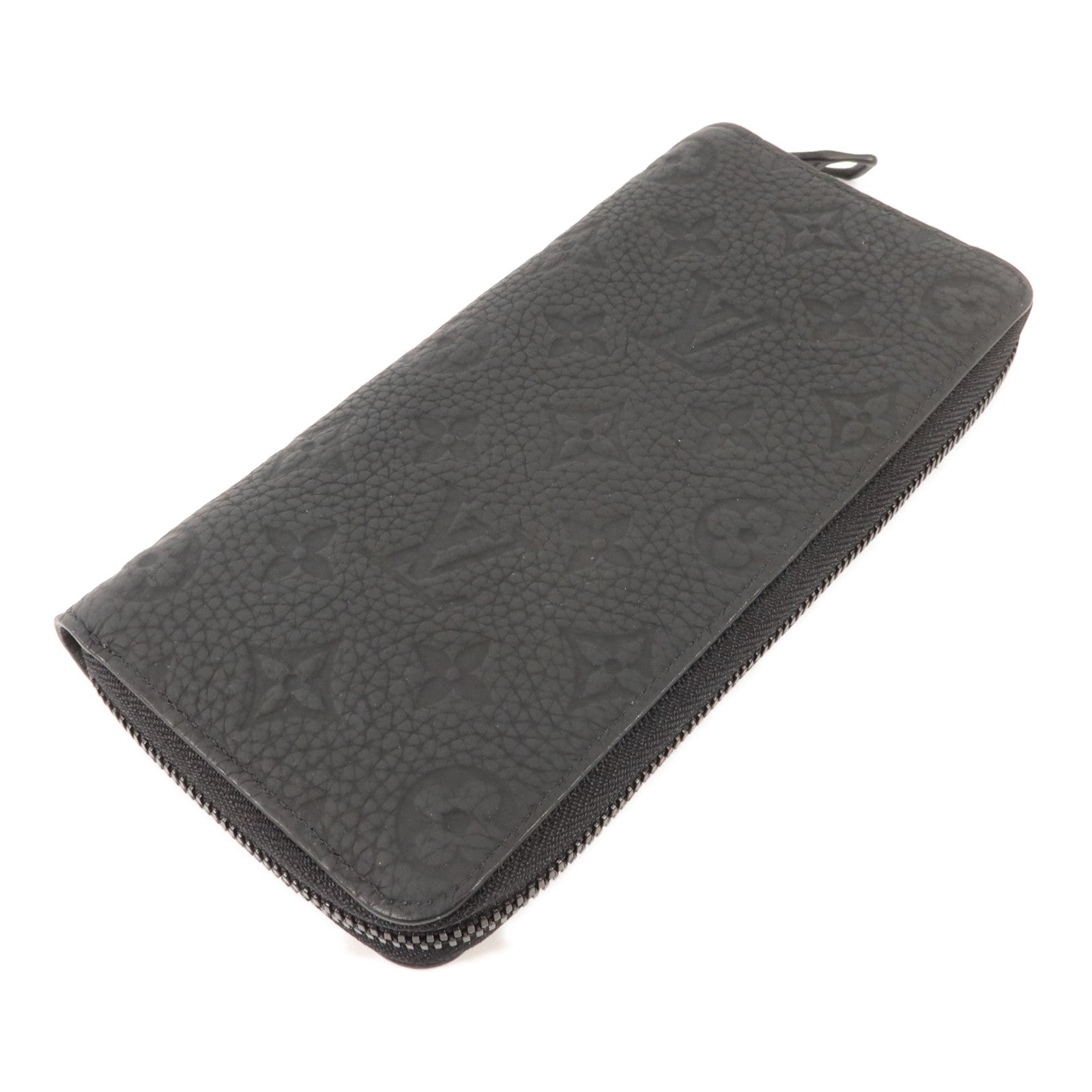 LOUIS VUITTON Monogram Taurillon Zippy Vertical Wallet長錢包