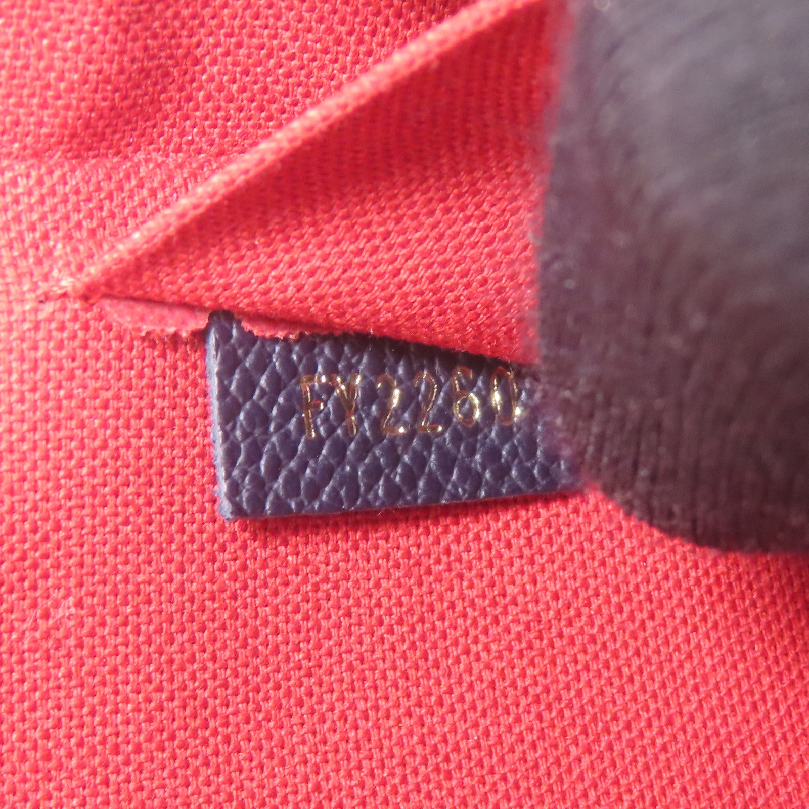 LOUIS VUITTON LV GHW Pochette Felicie Shoulder Bag Monogram Empreinte Navy