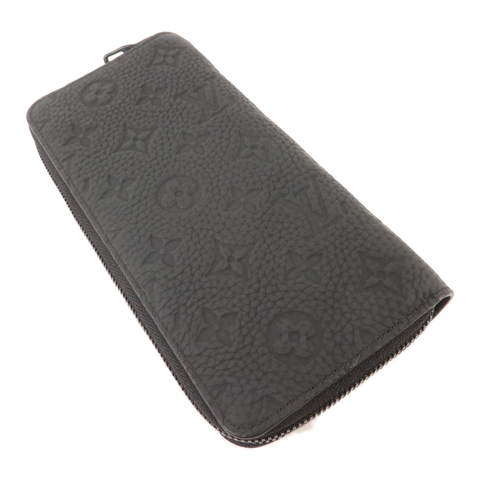 LOUIS VUITTON Monogram Taurillon Zippy Vertical Wallet長錢包