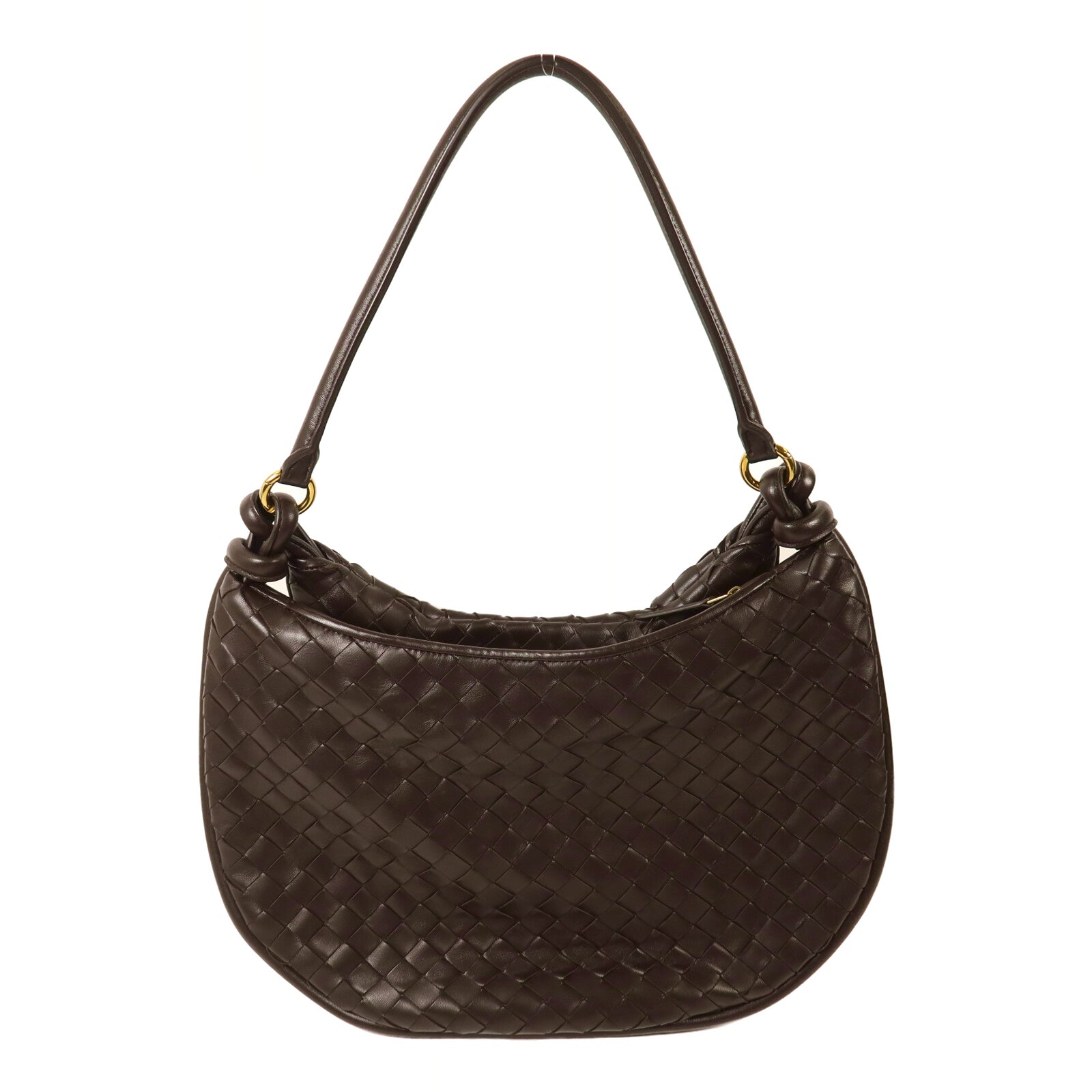 BOTTEGA VENETA 羊皮皮革Gemelli金扣肩背袋
