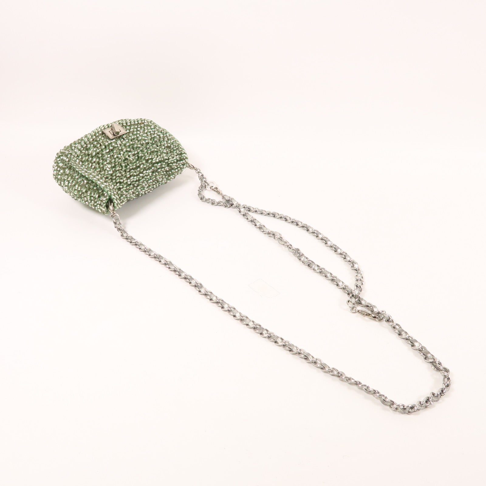 ANTEPRIMA PVC Wire Bag銀扣鏈帶肩背袋