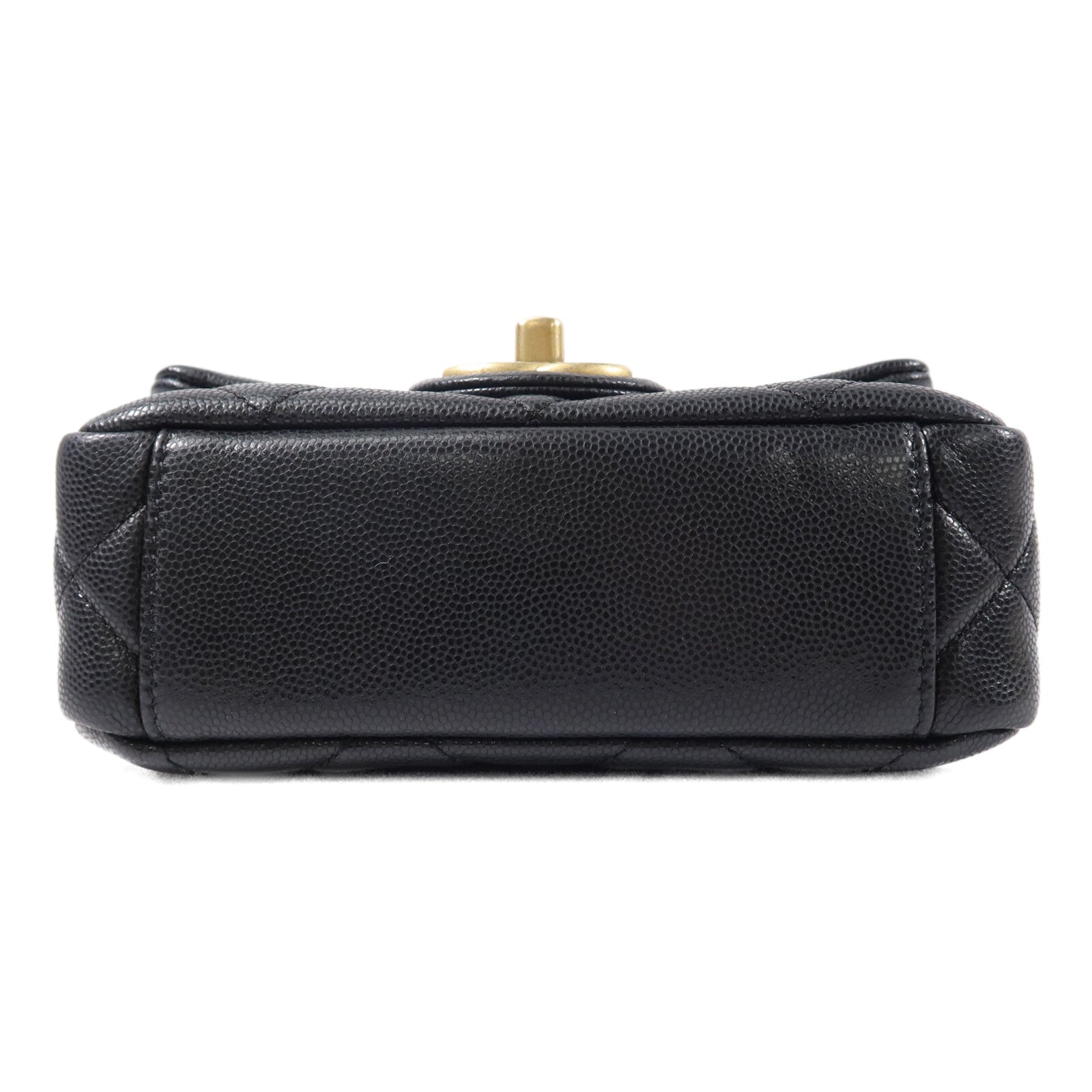 CHANEL 牛皮皮革Mini Flap 17cm鏈帶肩背袋