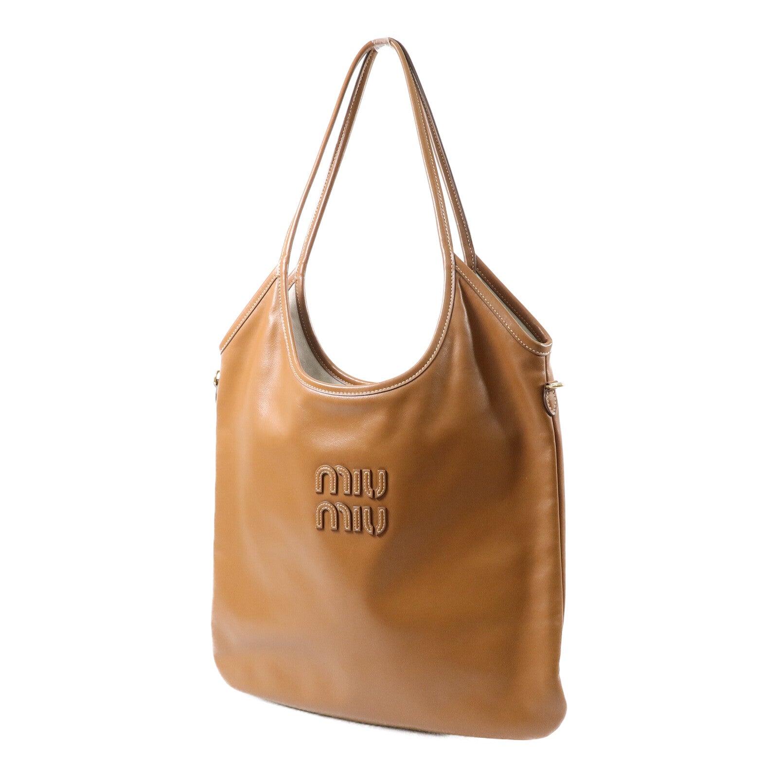 Miu Miu 牛皮皮革Ivy Tote手挽袋