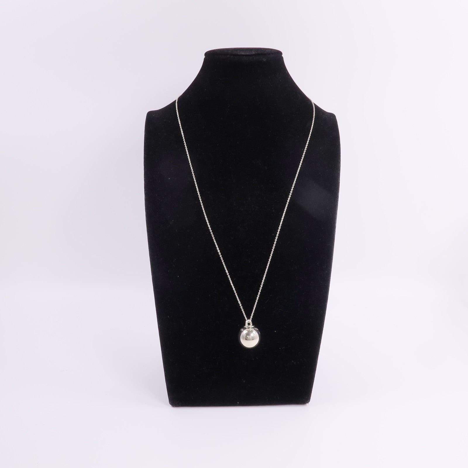 TIFFANY＆CO 925純銀Hardwear Ball Necklace項鍊
