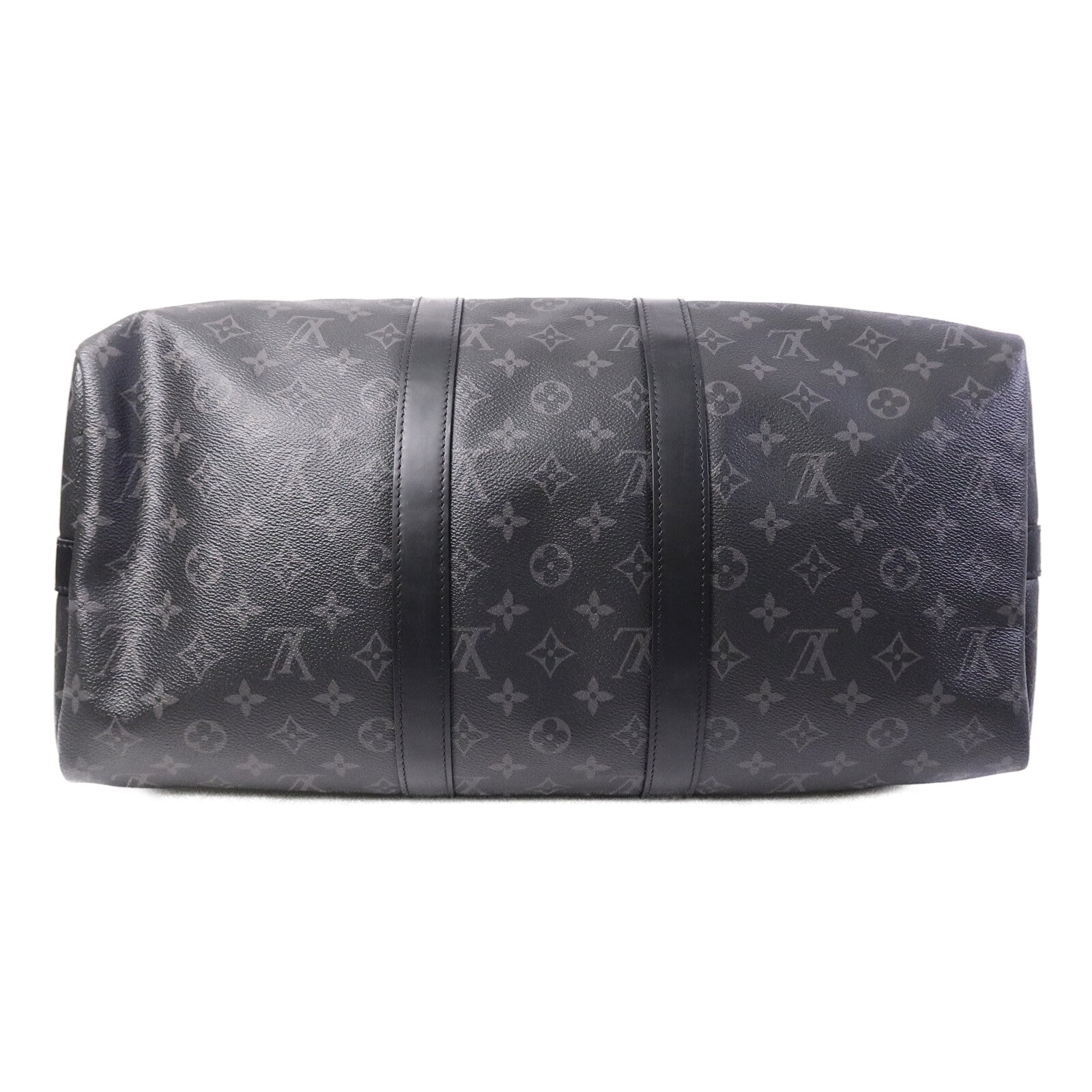 LOUIS VUITTON Monogram Eclipse Keepall 45 Bandoulie手挽肩背兩用袋