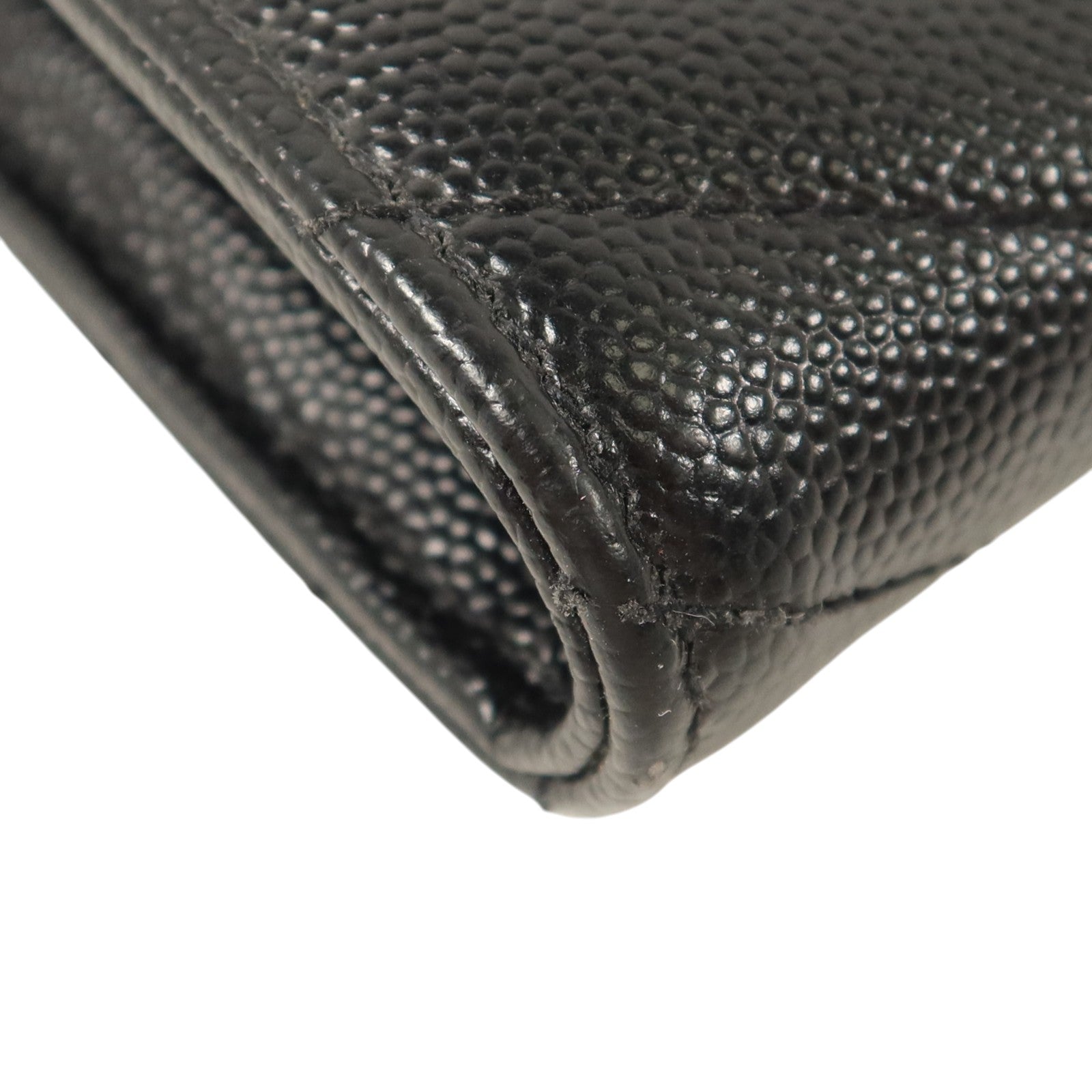 SAINT LAURENT 牛皮Cassandre Matelasse Long Wallet金扣長錢包