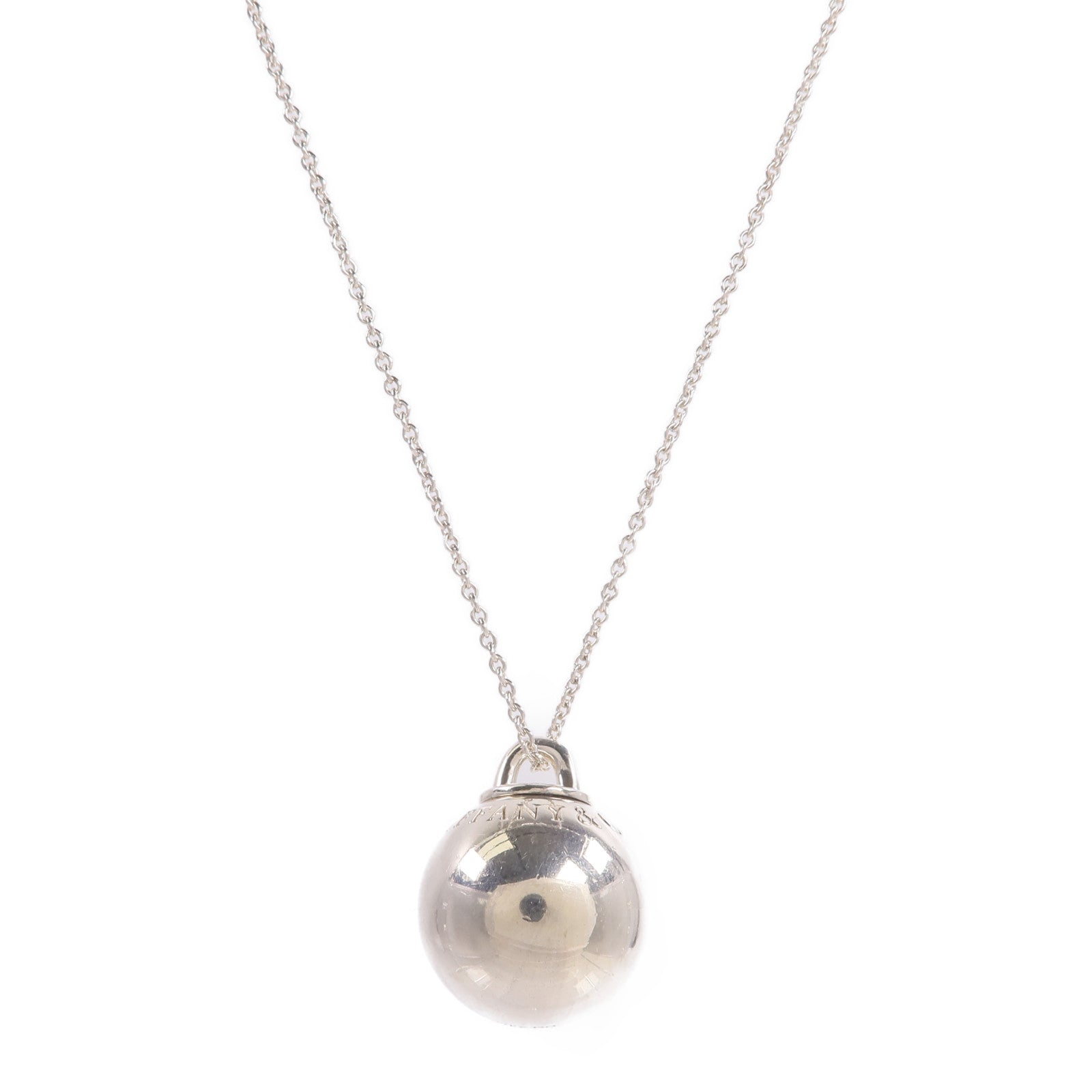 TIFFANY＆CO 925純銀Hardwear Ball Necklace項鍊